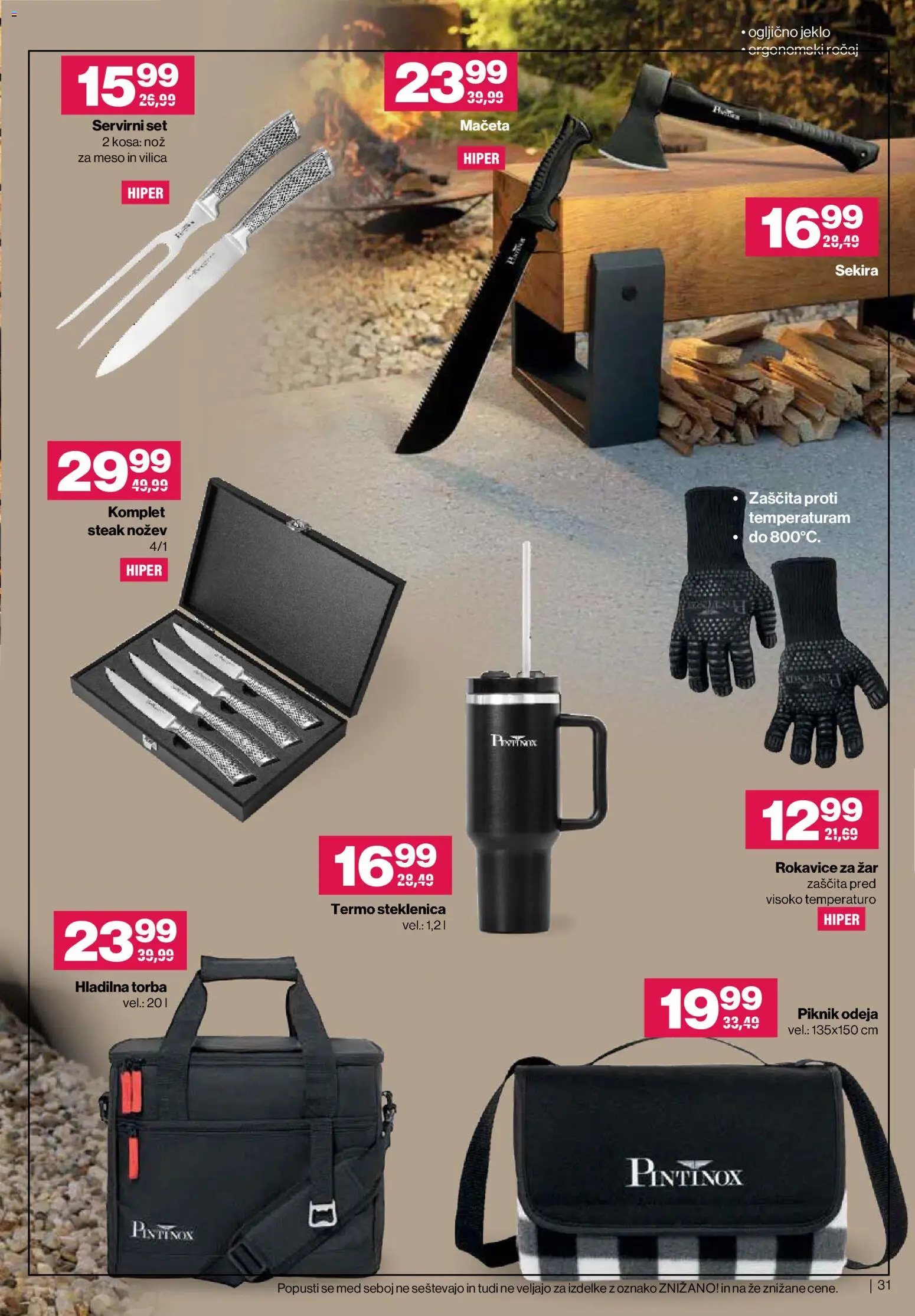Novi Mercator katalog ponudbe – veljaven od 27.05.2026 | Stran: 31 | Izdelki: Torba, Zar, Odeja, Rokavice