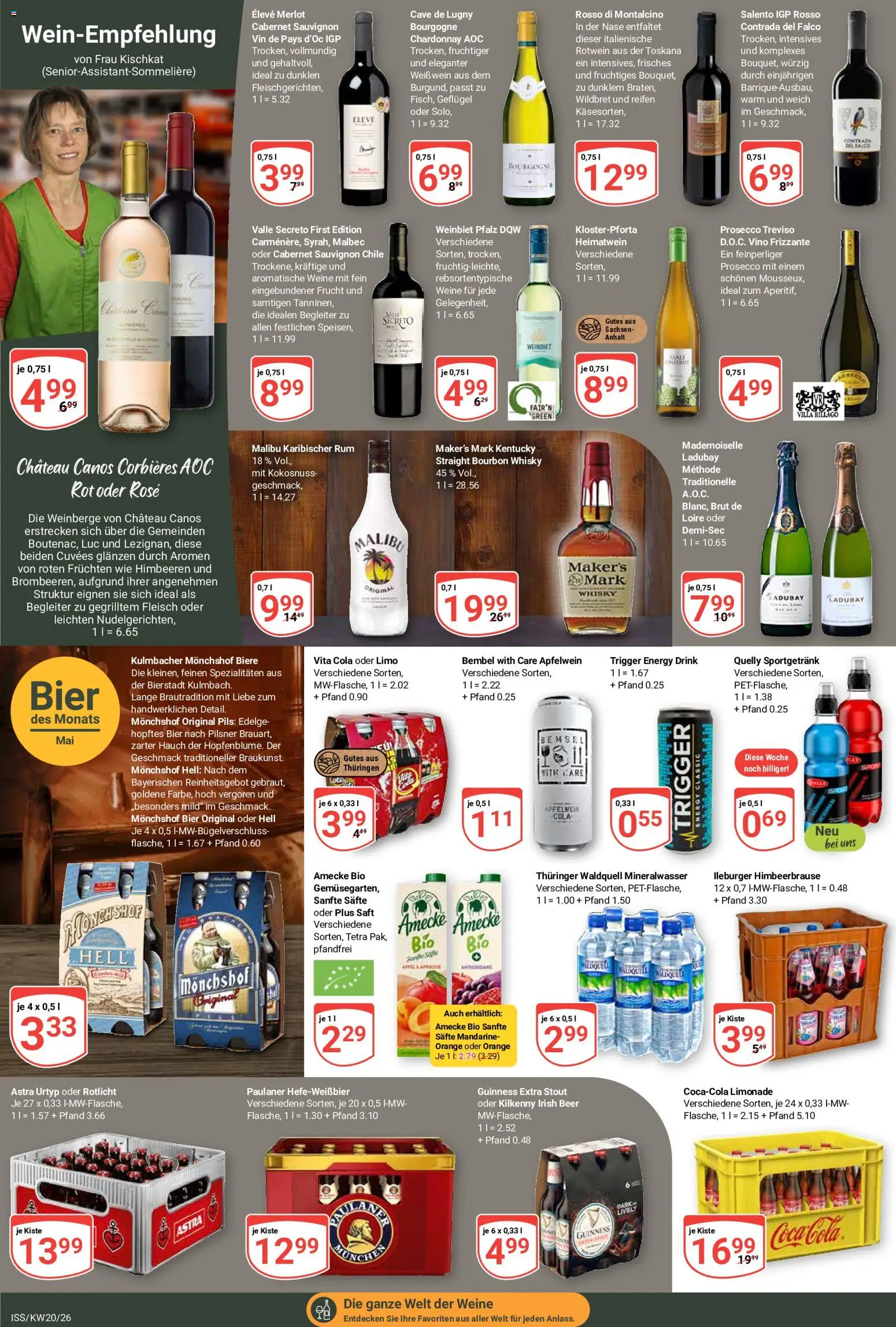 Globus Prospekt 	 – gültig ab 11.05.2026 | Seite: 21 | Produkte: Cola, Vita cola, Saft, Paulaner