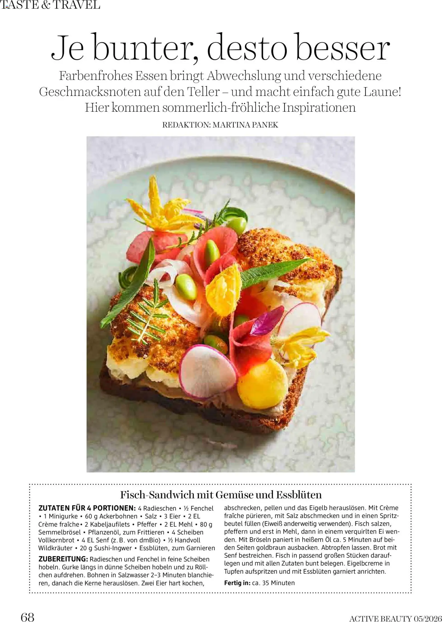 dm drogerie markt Active Beauty Magazin 05/2026 gültig ab 01.05.2026 | Seite: 68 | Produkte: Gemüse, Salz, Creme, Eier