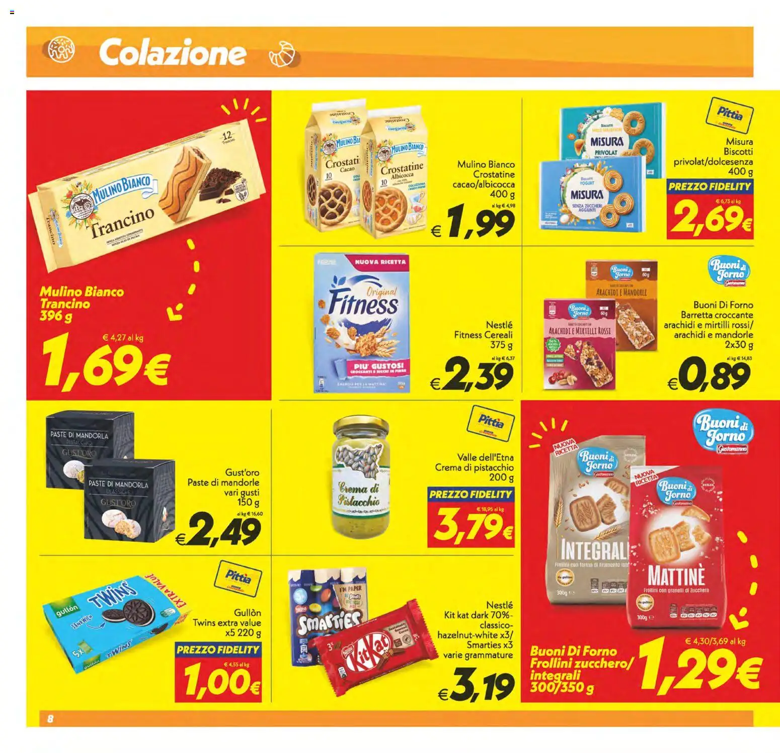 Volantino SuperConveniente del 08.05.2026 | Pagina: 8 | Prodotti: Crema, Biscotti, Zucchero, Barretta