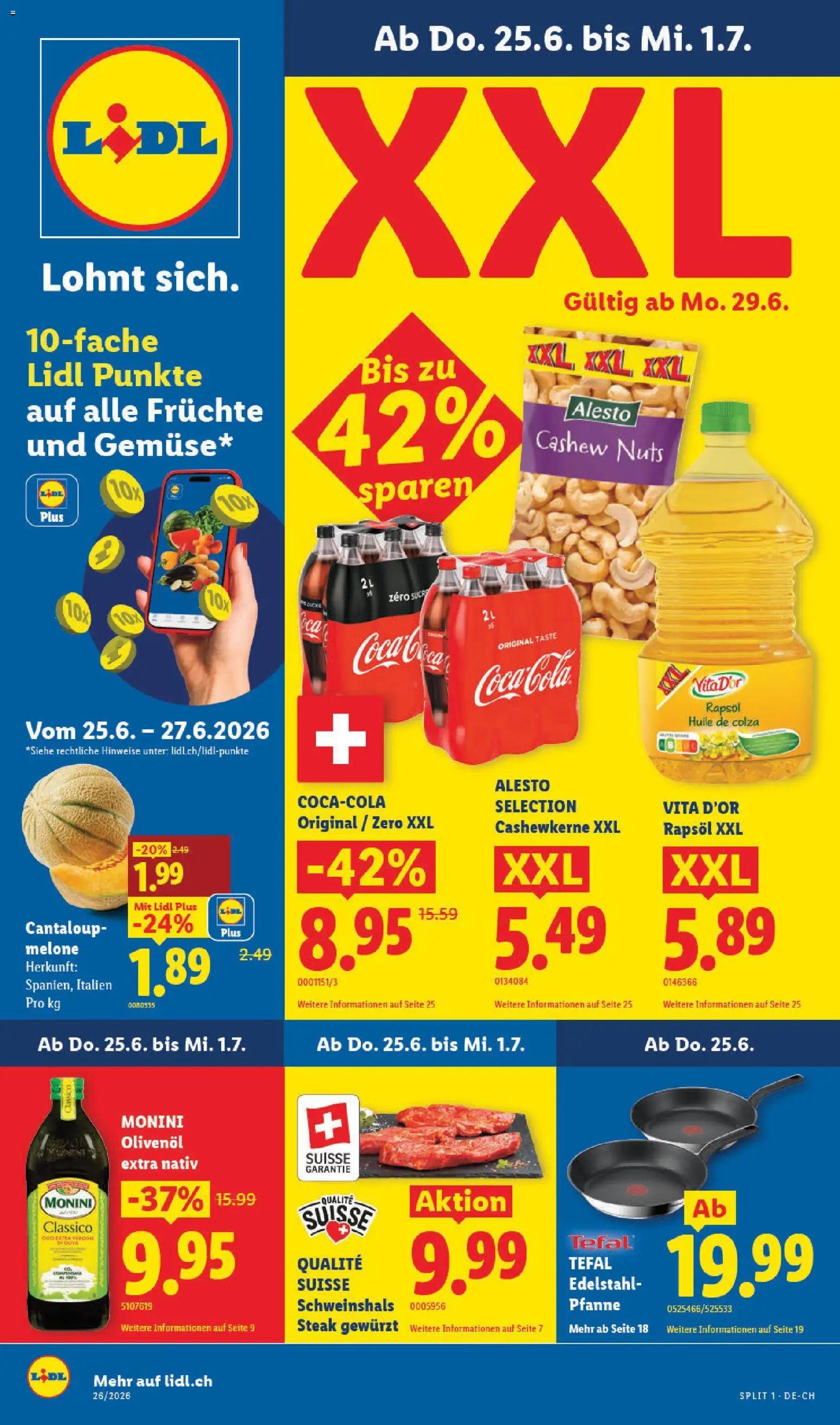 Lidl aktionen – gültig ab 25.06.2026 | Seite: 1
