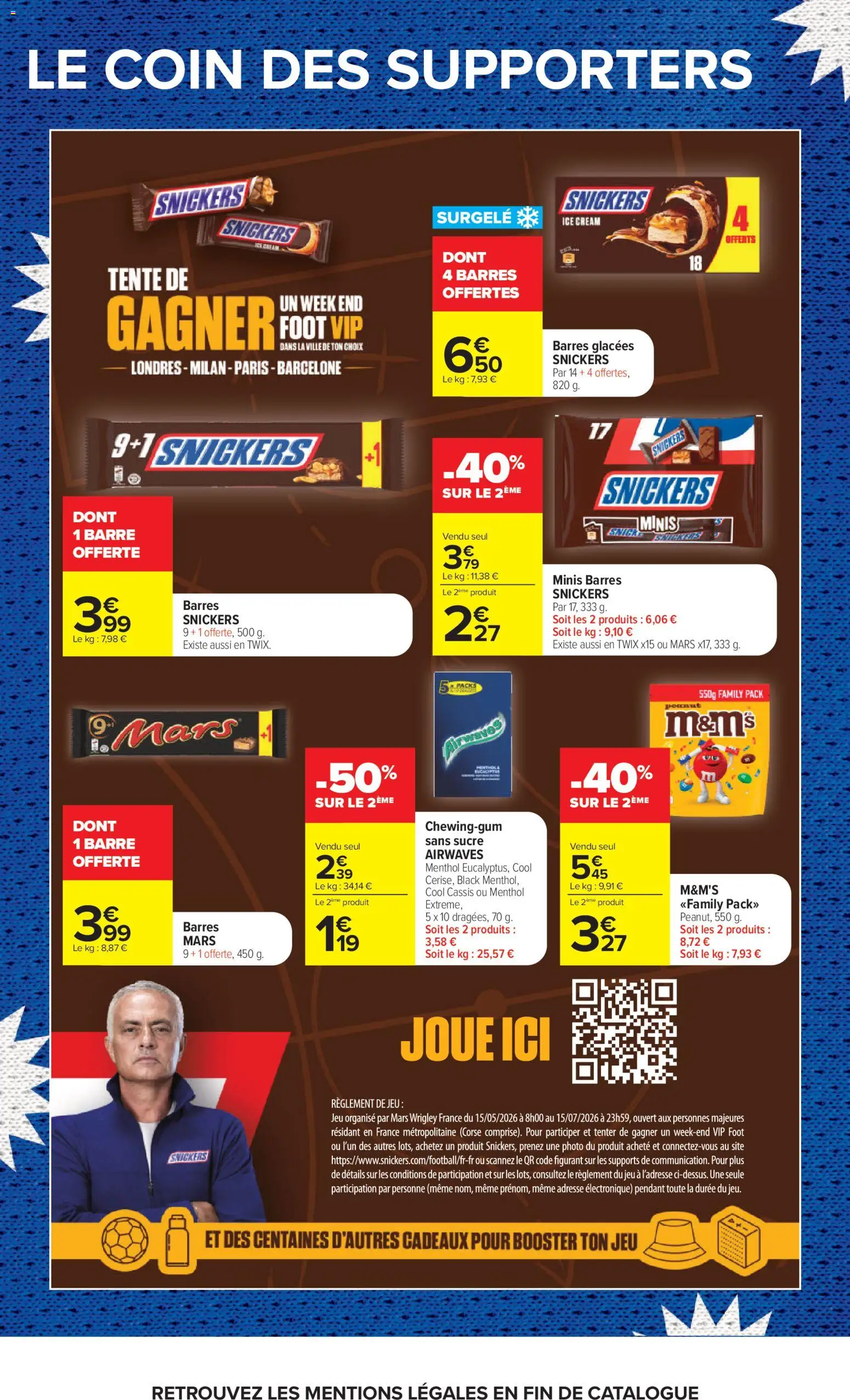 {H1} | Page: 9 | Produits: Cassis, Sucre, Tente