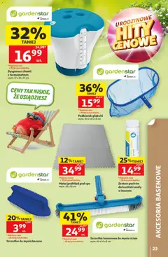 Pogląd oferty "Auchan gazetka - 30 Lat Hipermarket" - ważna od 21.05.2026 | Strona: 23 | Produkty: Szczotka