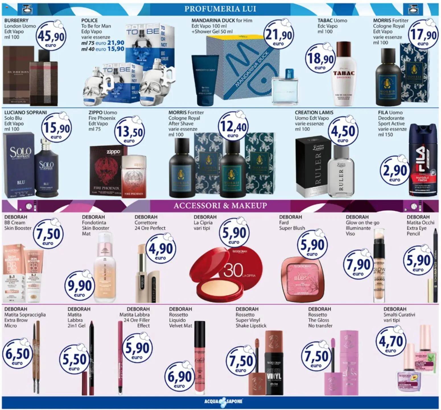 Volantino Acqua e Sapone del 24/08/2026 | Pagina: 3 | Prodotti: Rossetto, Deodorante, Blusa, Correttore