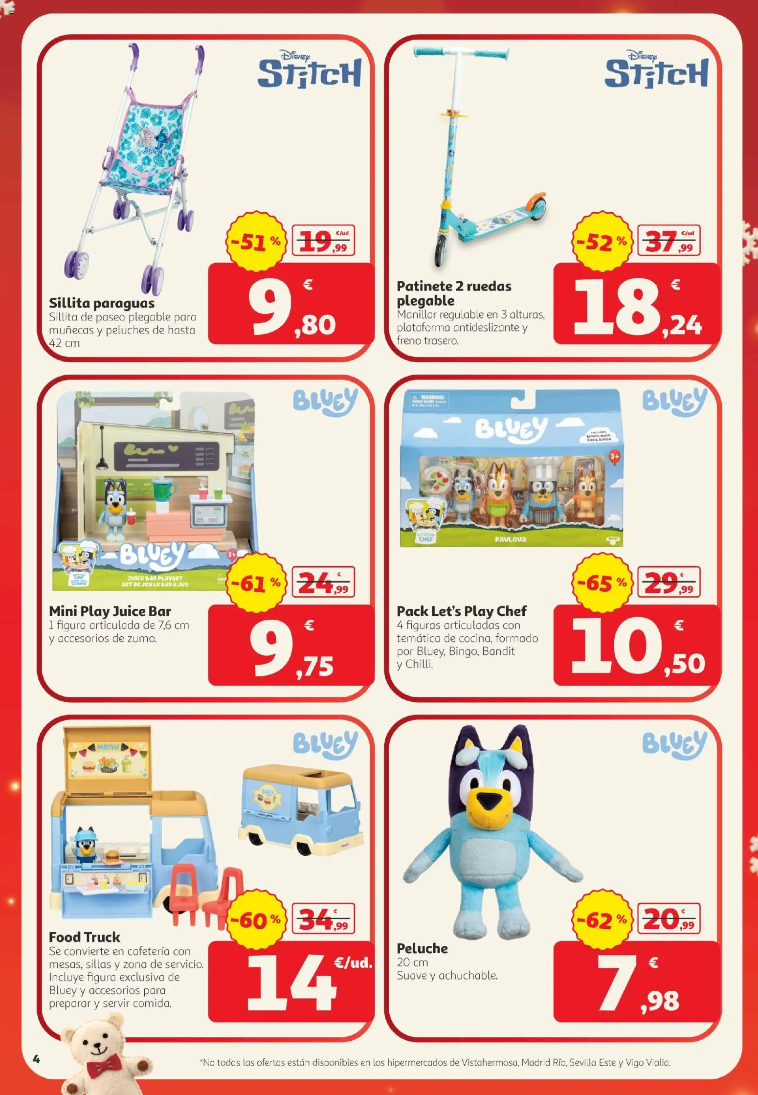 Alcampo folleto Telde │ válido desde el 22/10/2026 | Página: 4 | Productos: Patinete, Peluches