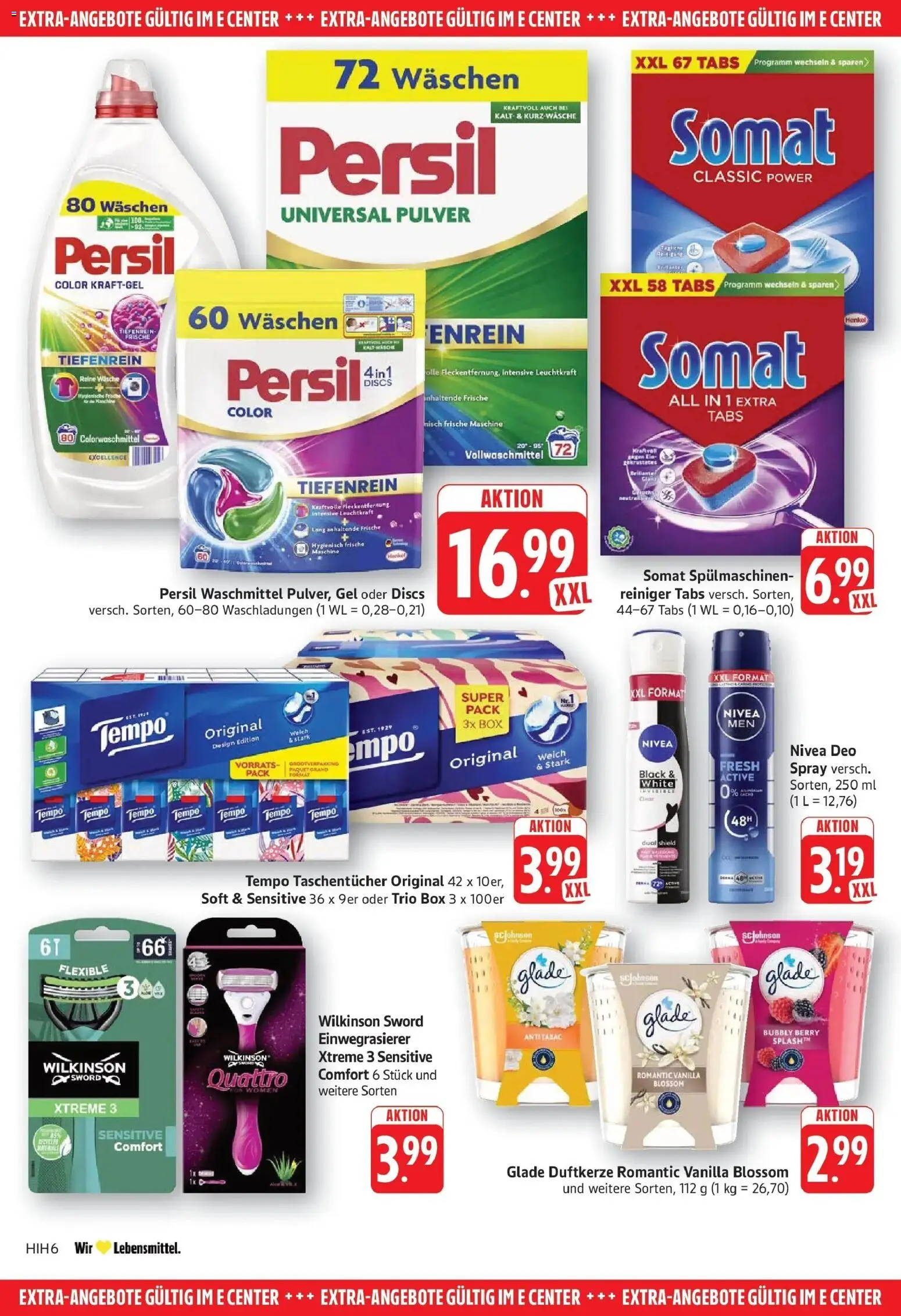E center Prospekt Göppingen – gültig ab 17.05.2026 | Seite: 36 | Produkte: Box, Waschmittel, Tempo, Persil
