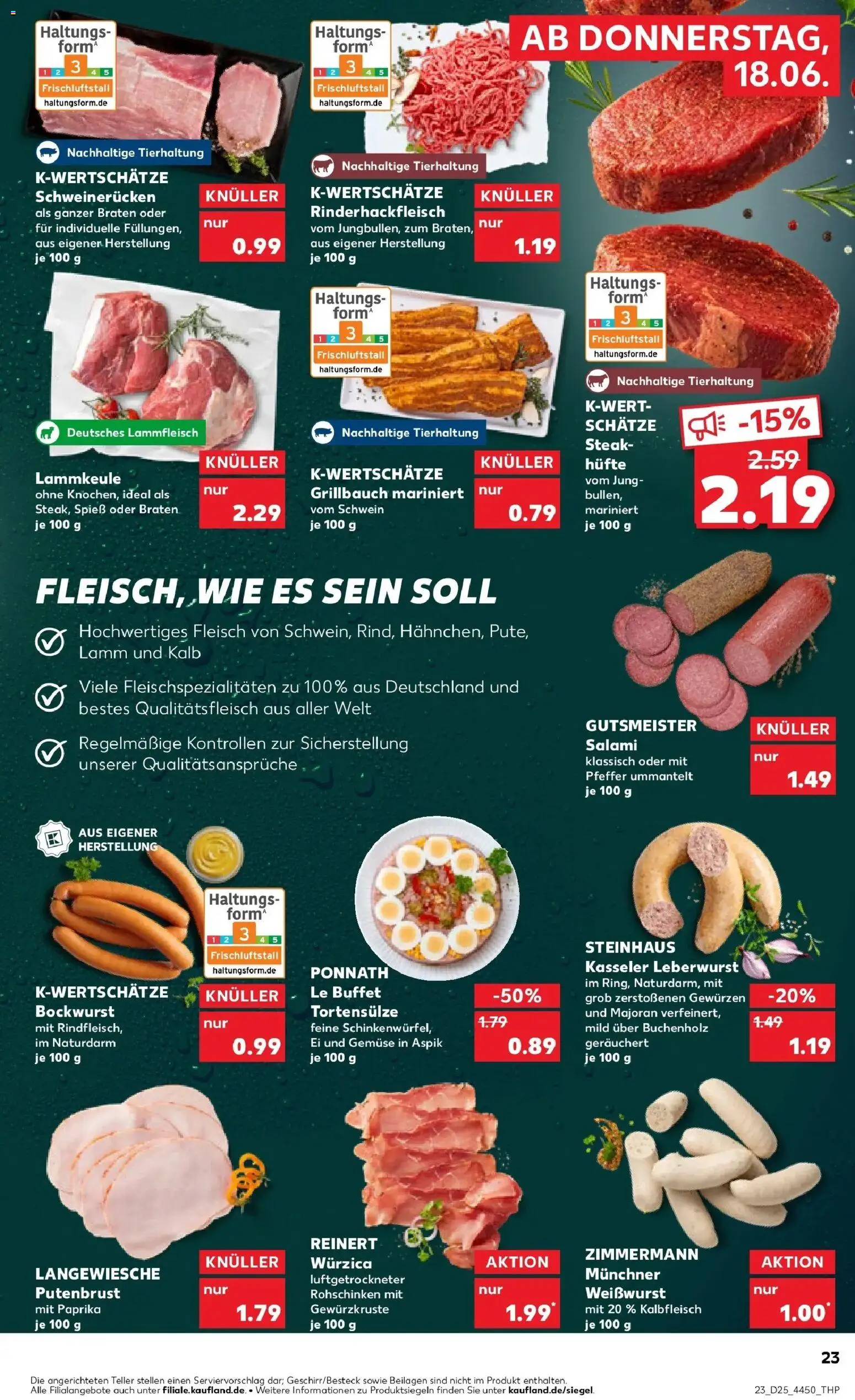 Kaufland Prospekt Großröhrsdorf – gültig ab 14.06.2026 | Seite: 32 | Produkte: Weißwurst, Paprika, Pfeffer, Fleisch