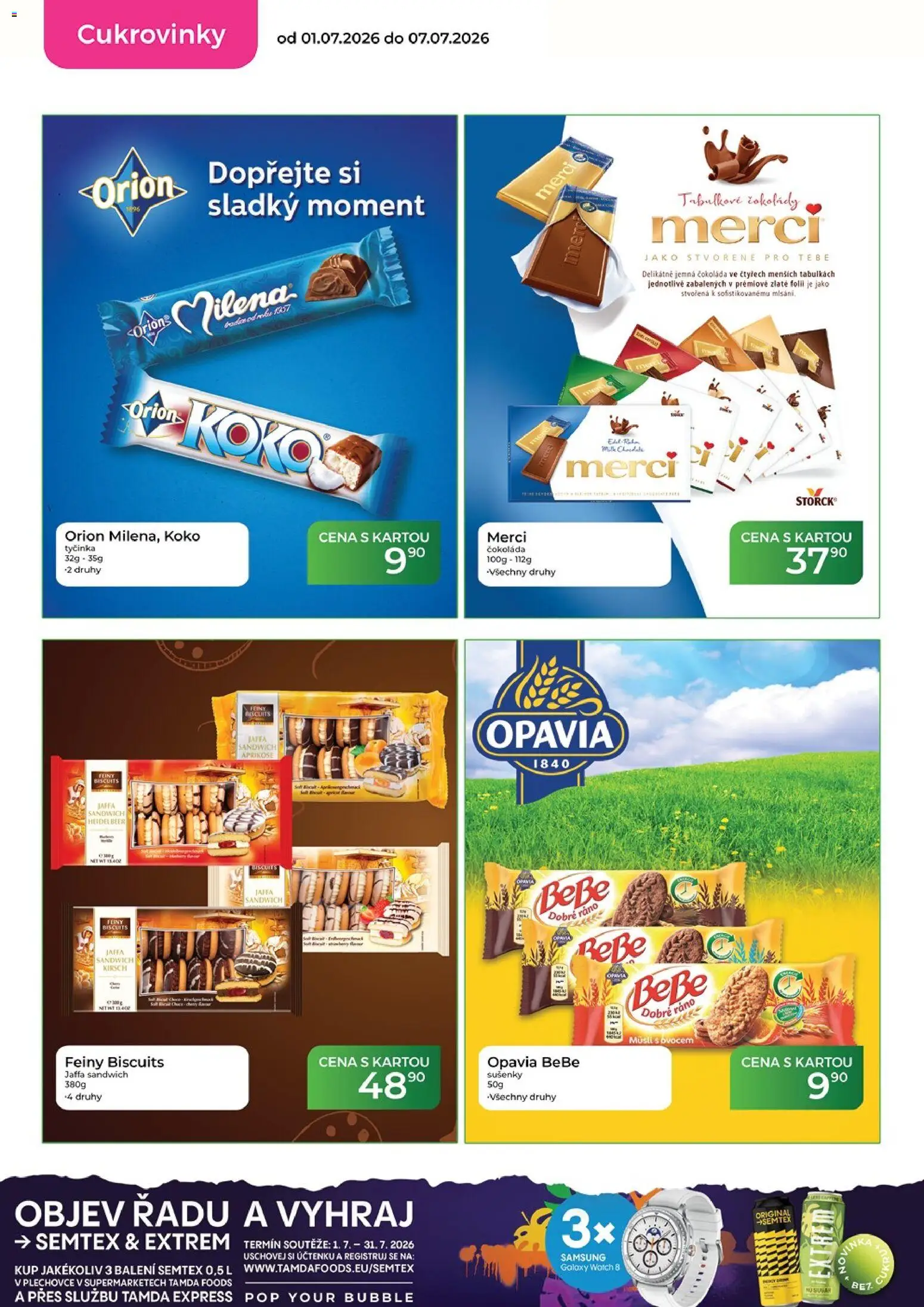 Tamda Foods leták od 01.07.2026 | Strana: 29 | Produkty: Semtex, Müsli, Bebe, Sušenky