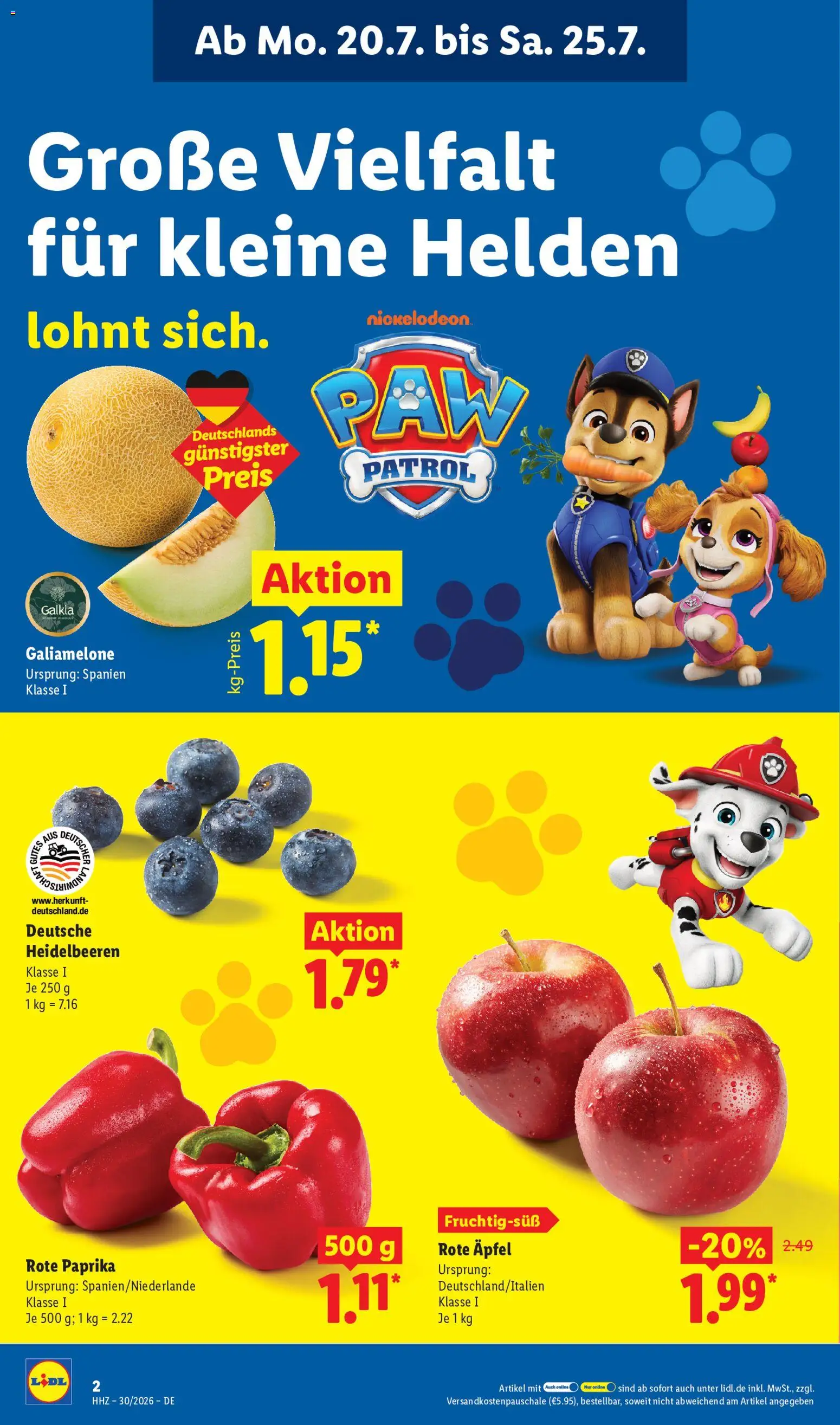 Lidl Prospekt (ab 20.07.2026) » Angebote online — page 1