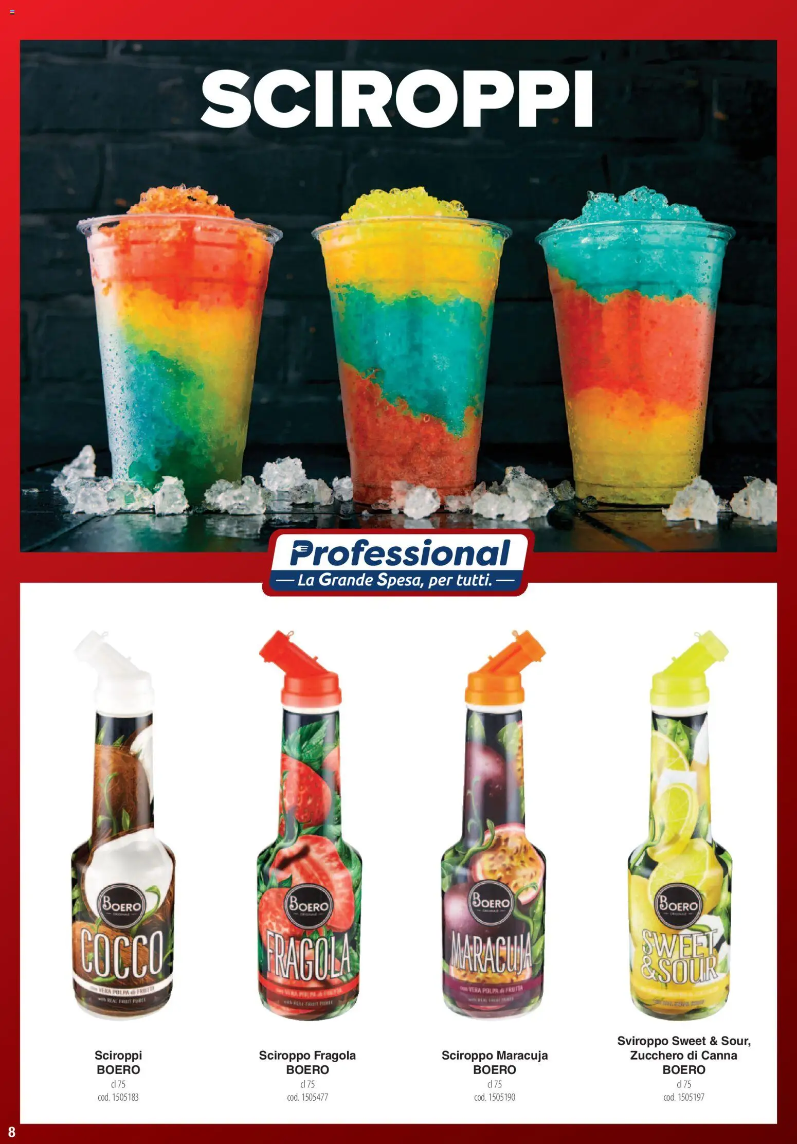 Volantino Carrefour del 01.06.2026 | Pagina: 8 | Prodotti: Frutta, Zucchero, Cocco