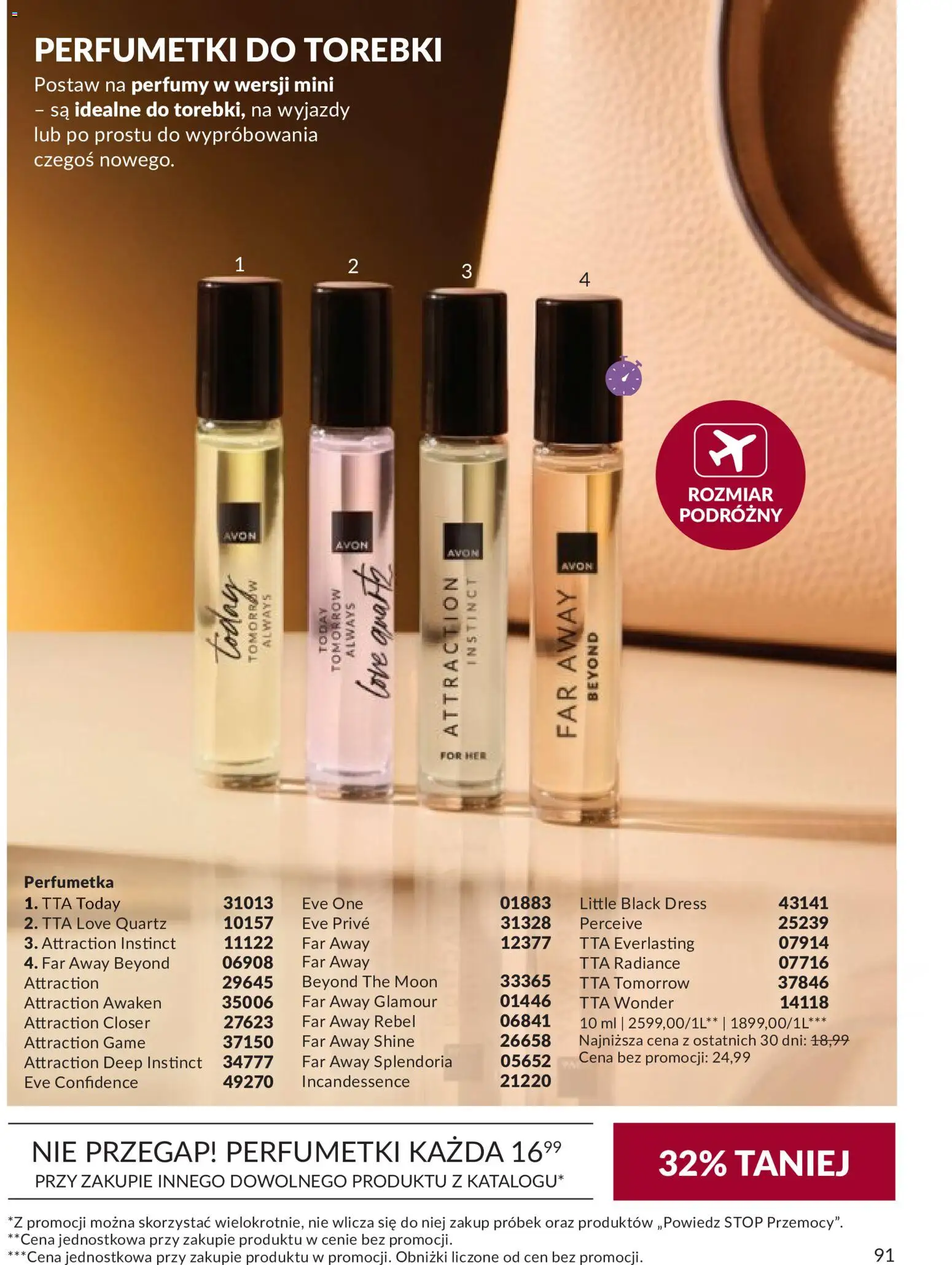 Avon Katalog 9 2026 od 01.09.2026 | Strona: 91 | Produkty: Perfumy, Torebki