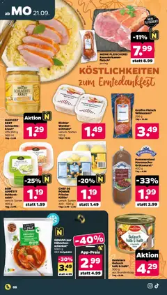 Netto Prospekt ab 21.09.2026 gültig | Seite: 10 | Produkte: Hahnchen, Gulasch, Kraut, Fleisch