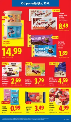 SWEET CORNER Bomboni, SWEET CORNER Bomboni - Pregled kataloga iz trgovine Lidl, vrijedi od 15.06.2026 | Stranica: 9