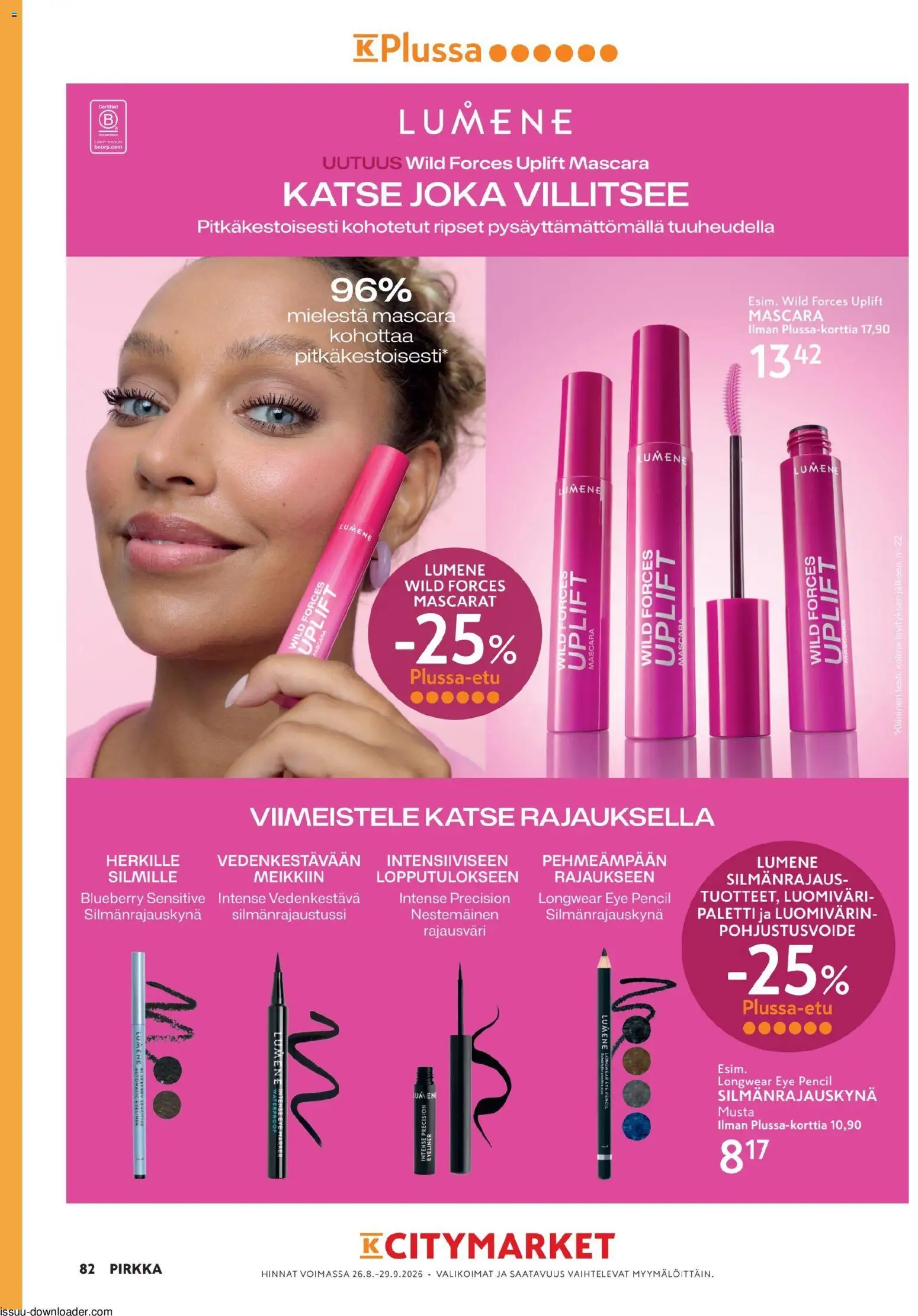 K-Citymarket - Pirkka – voimassa 26/08/2026 alkaen | Sivu: 82 | Tuotteet: Luomiväri