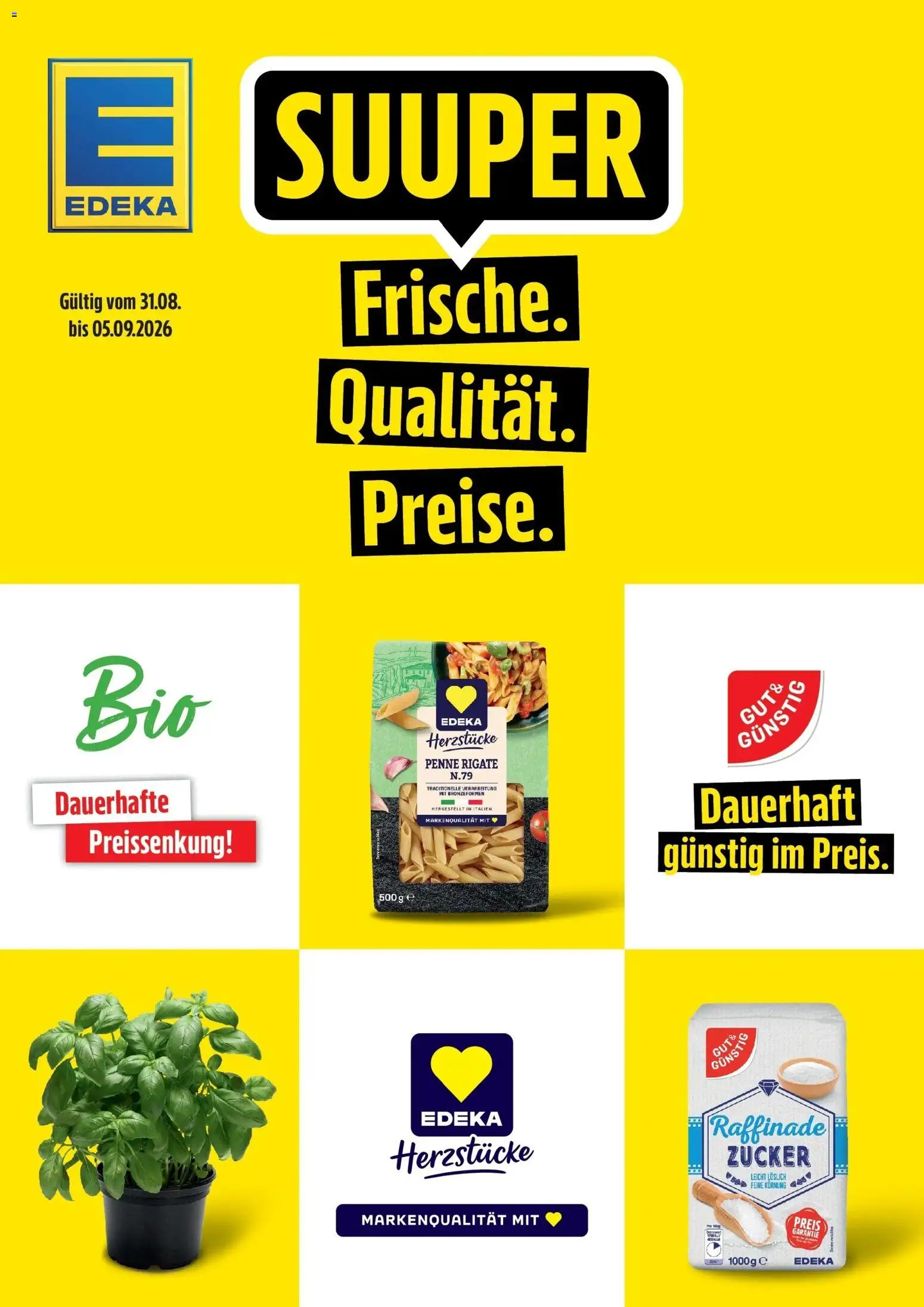 Edeka Prospekt Güstrow (ab 31.08.2026) » Angebote Online | Seite: 1 | Produkte: Zucker