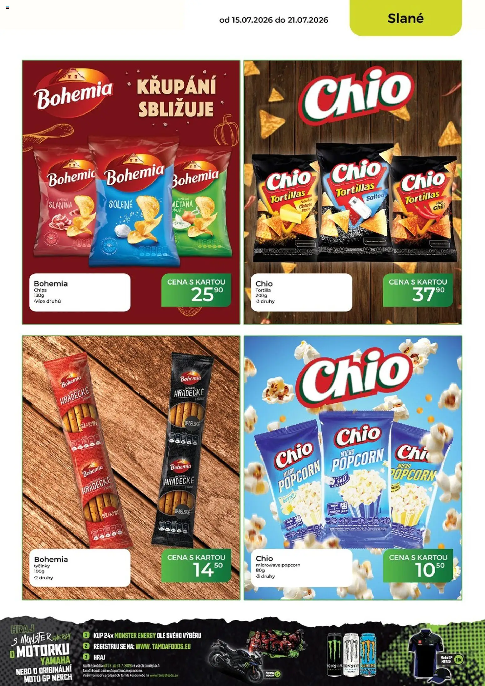 Tamda Foods leták od 15.07.2026 | Strana: 37 | Produkty: Monster, Popcorn, Tortilla, Bohemia chips