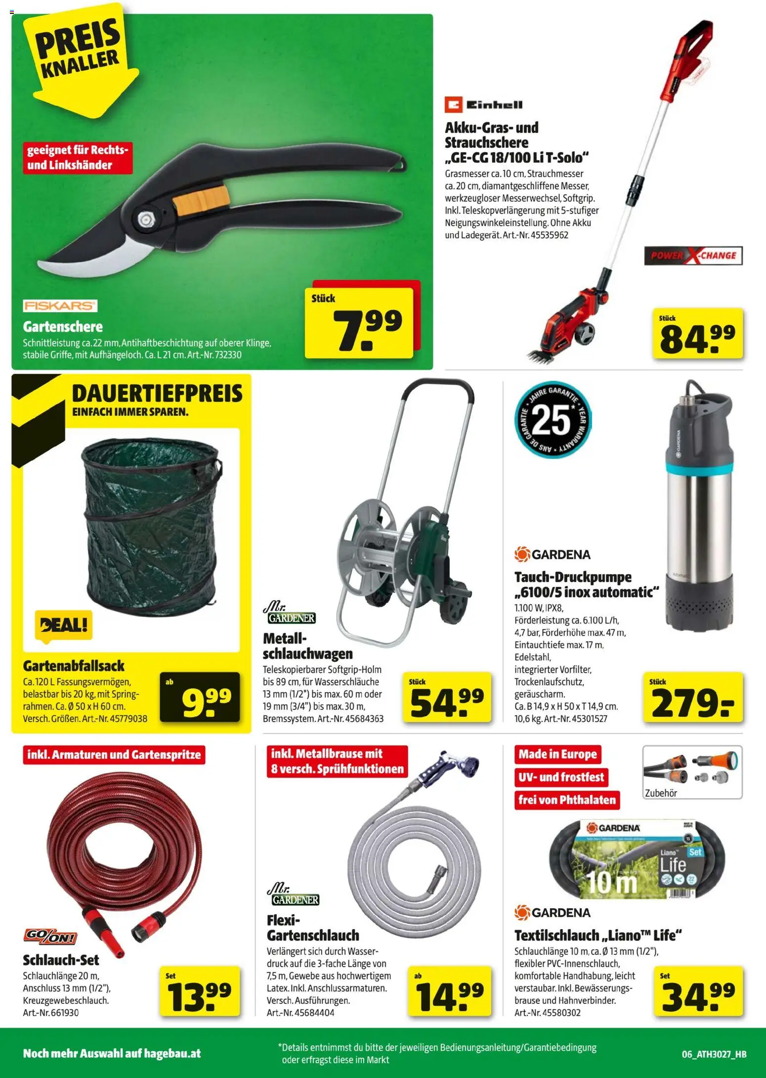 Hagebau Flugblatt gültig ab 30.06.2026 | Seite: 6 | Produkte: Wasser