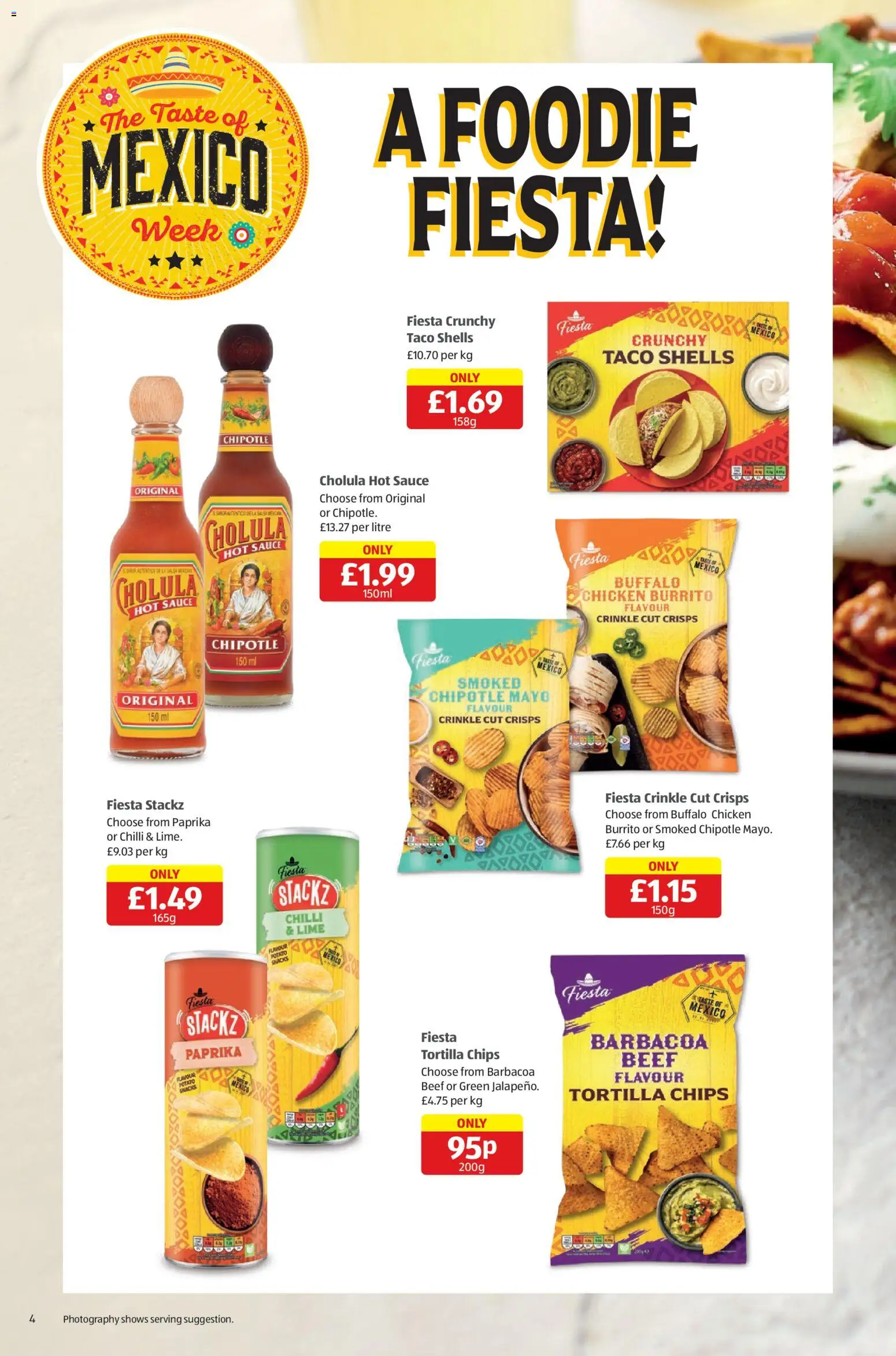 {H1} | Page: 4 | Products: Chicken, Chilli, Beef, Chips
