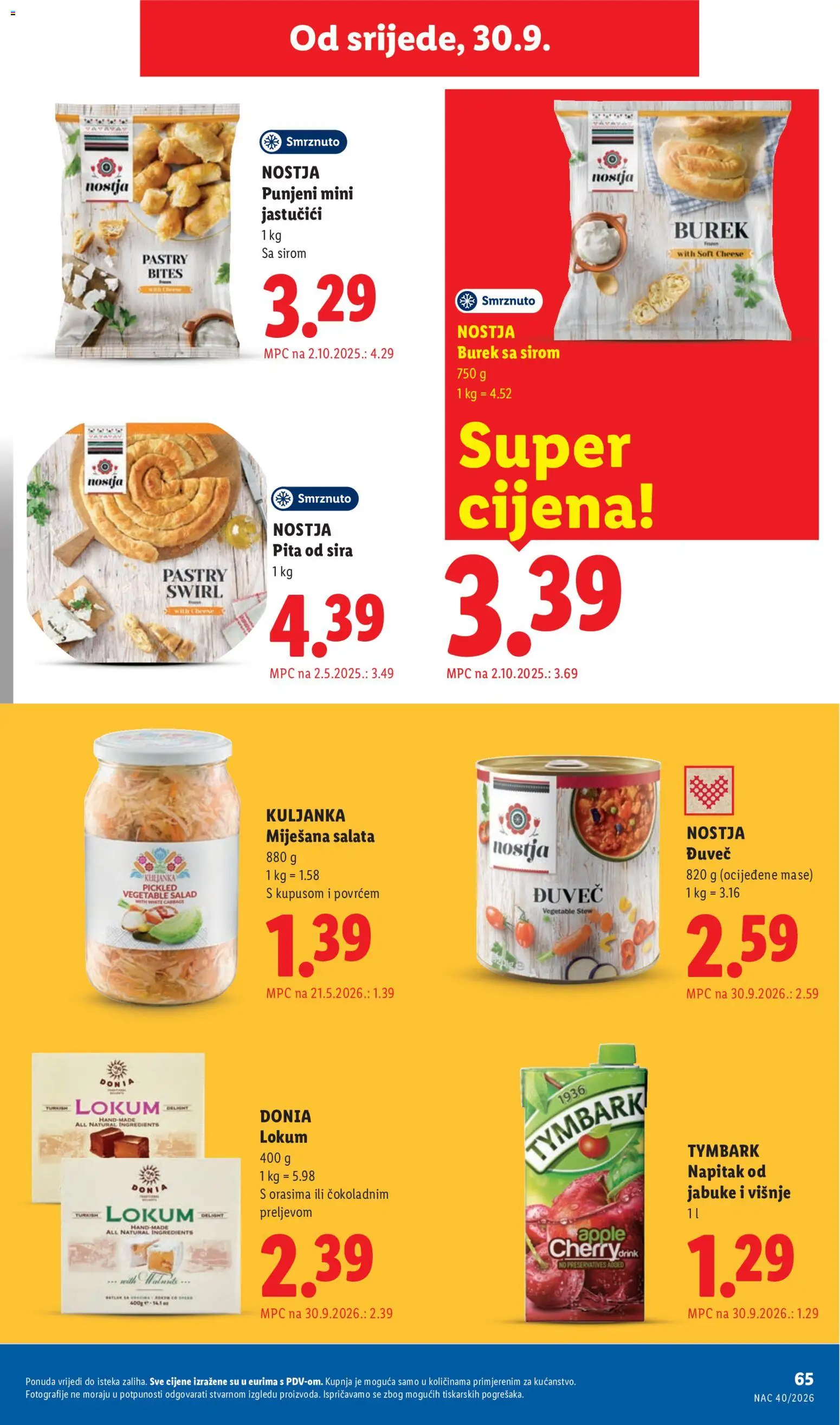 Lidl katalog | vrijedi od 28.09.2026 | Stranica: 65
