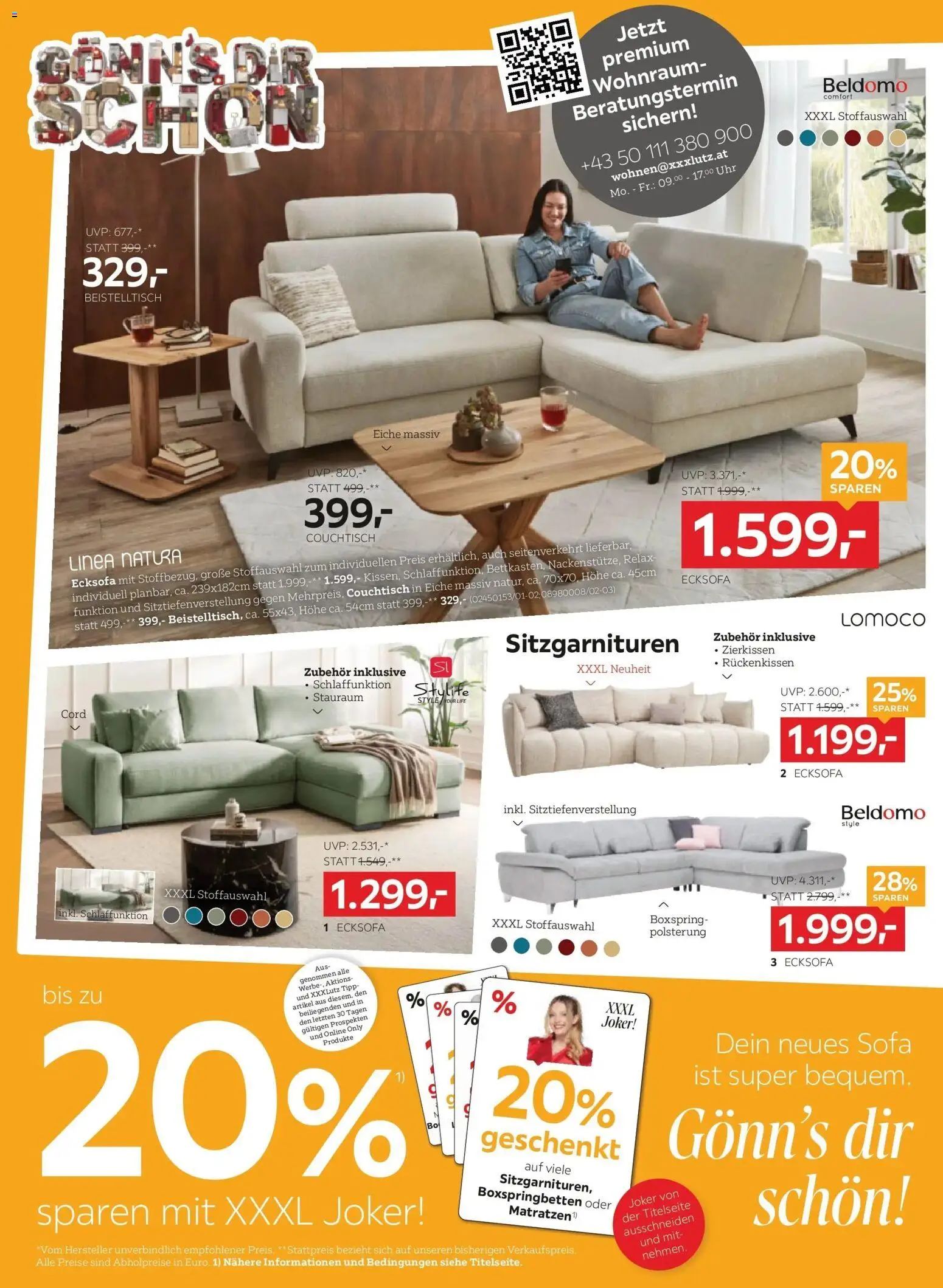 XXXLutz Best Preis gültig ab 04.08.2026 | Seite: 4 | Produkte: Uhr, Sofa, Couchtisch