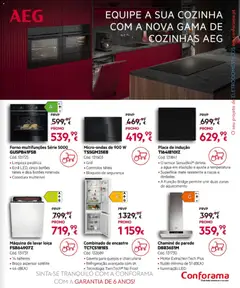 Pré-visualização Conforama folheto válido de 16.04.2026 | Página: 99 | Produtos: Agua, Forno, Talheres, Microondas