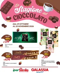 Anteprima del volantino Galassia volantino Cioccolato valido a partire dal 29/10/2026