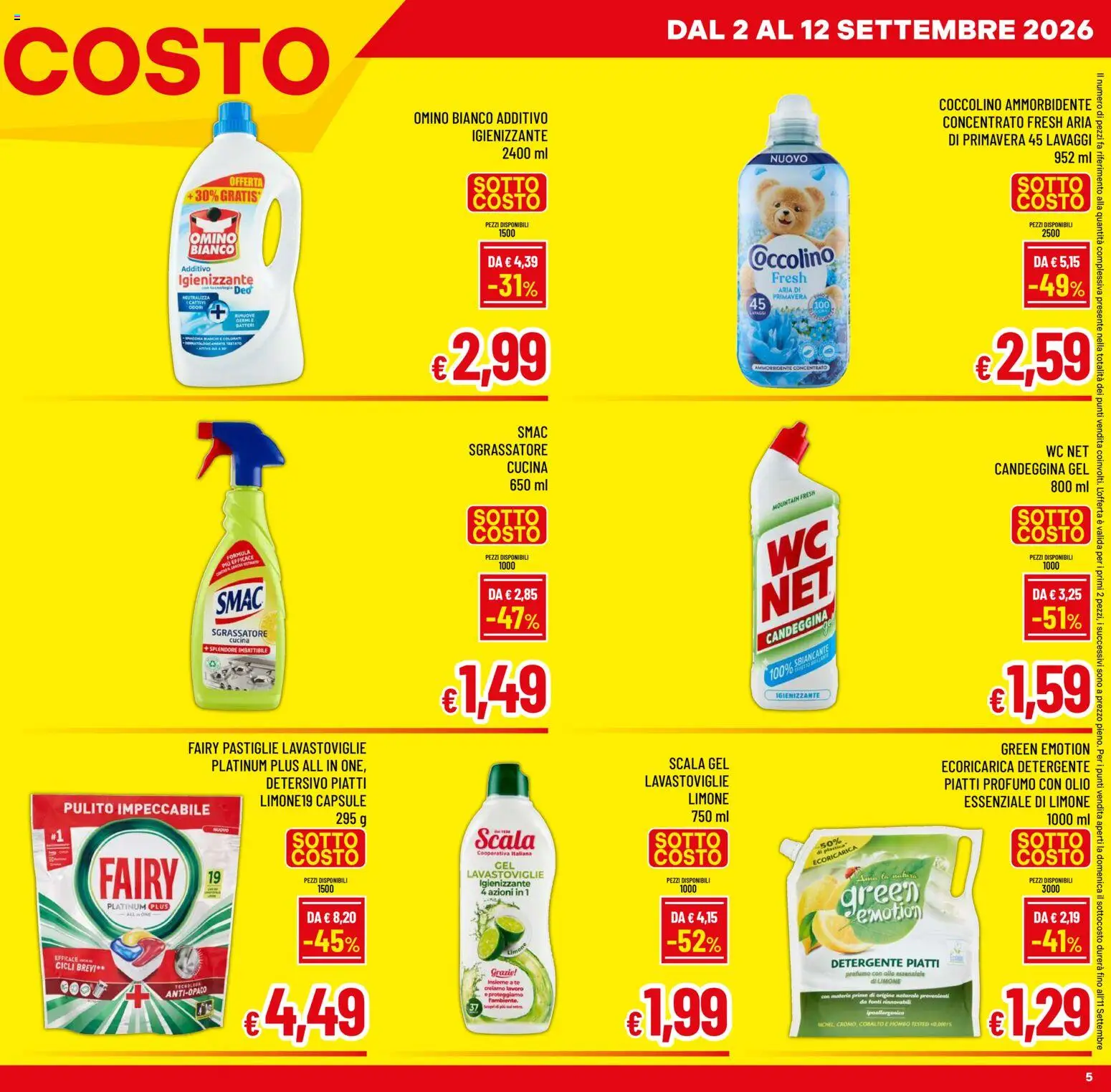 Volantino A&O del 02/09/2026 | Pagina: 5