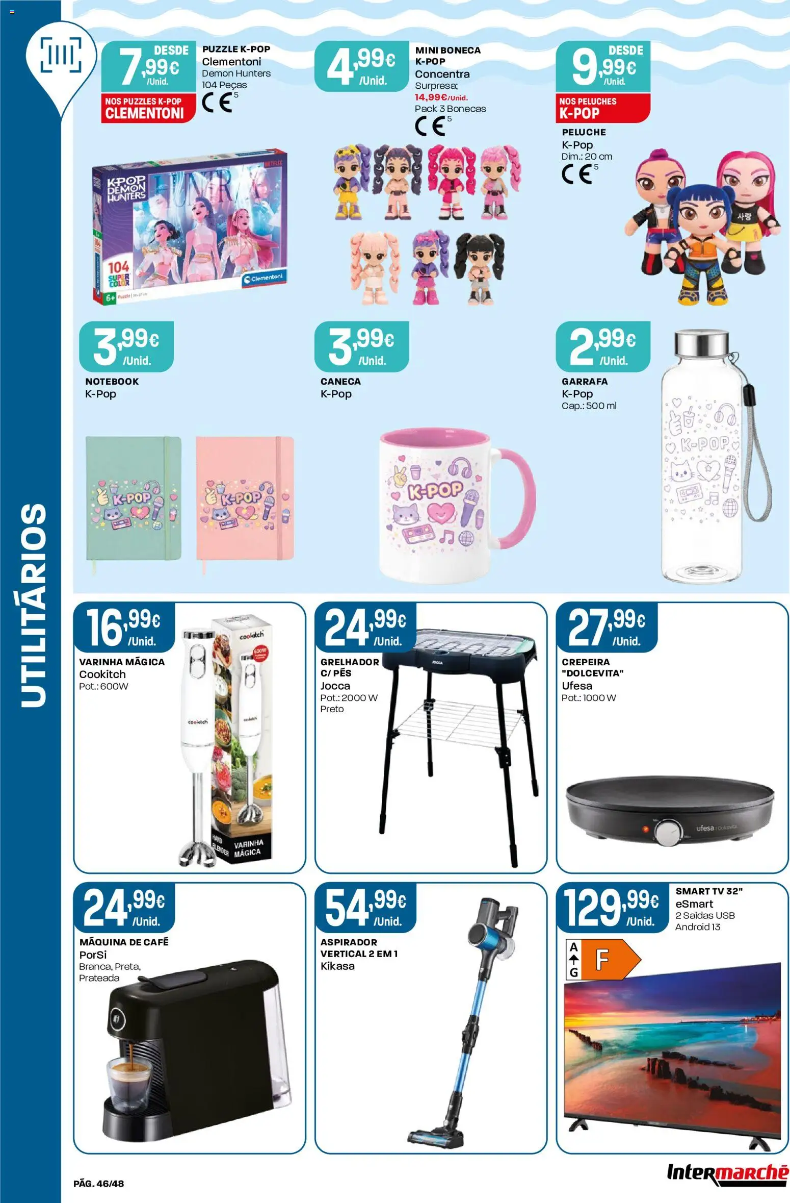 Intermarché folheto │ válido de 11.06.2026 | Página: 46 | Produtos: Peluches, Aspirador, Notebook, Café
