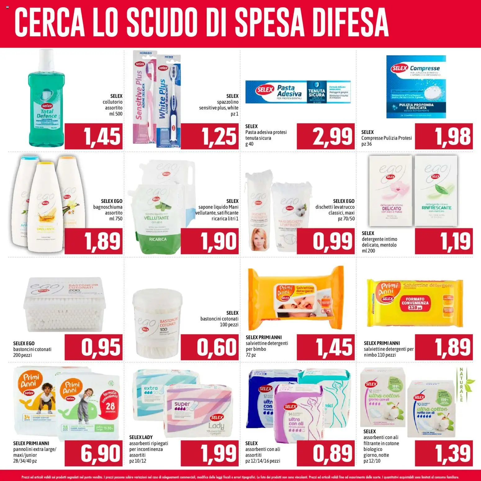 Volantino Emisfero del 21/09/2026 | Pagina: 22 | Prodotti: Spazzolino, Collutorio, Detergente, Intimo