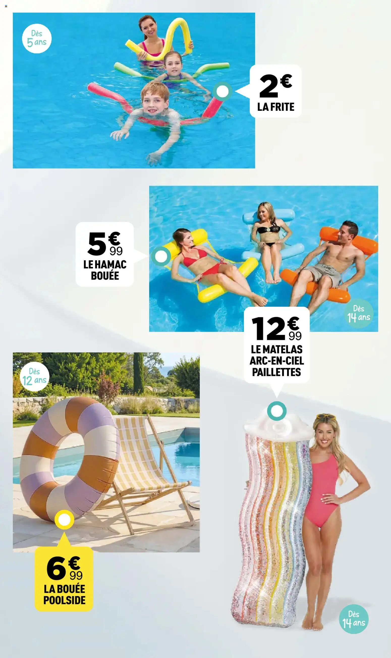 {H1} | Page: 40 | Produits: Hamac, Bouée, Matelas