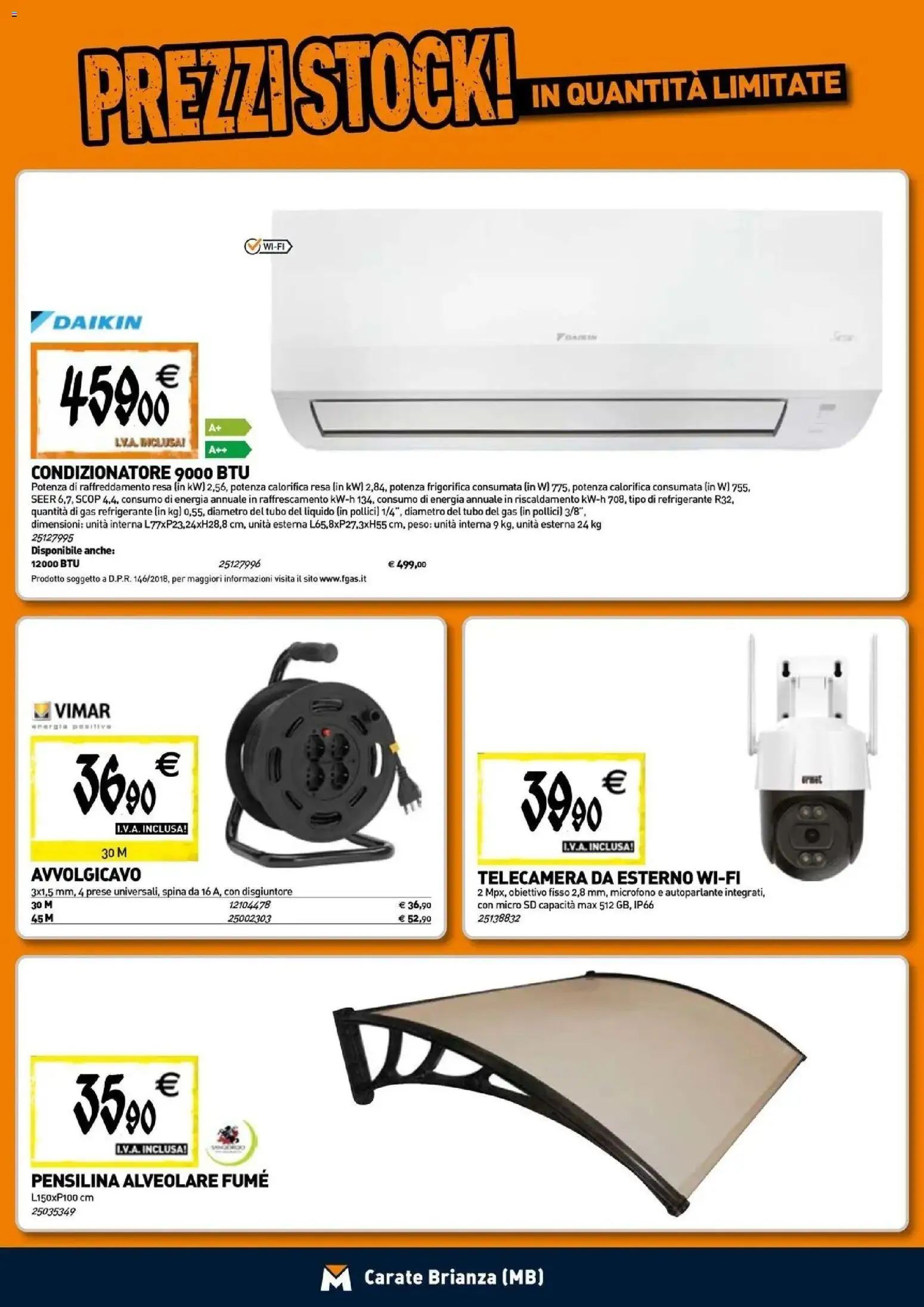 Nuovo TECNOMAT catalogo Carate Brianza dal 24/09/2026 > offerte anteprima 🛍️ | Pagina: 10 | Prodotti: Tubo, Microfono, Condizionatore
