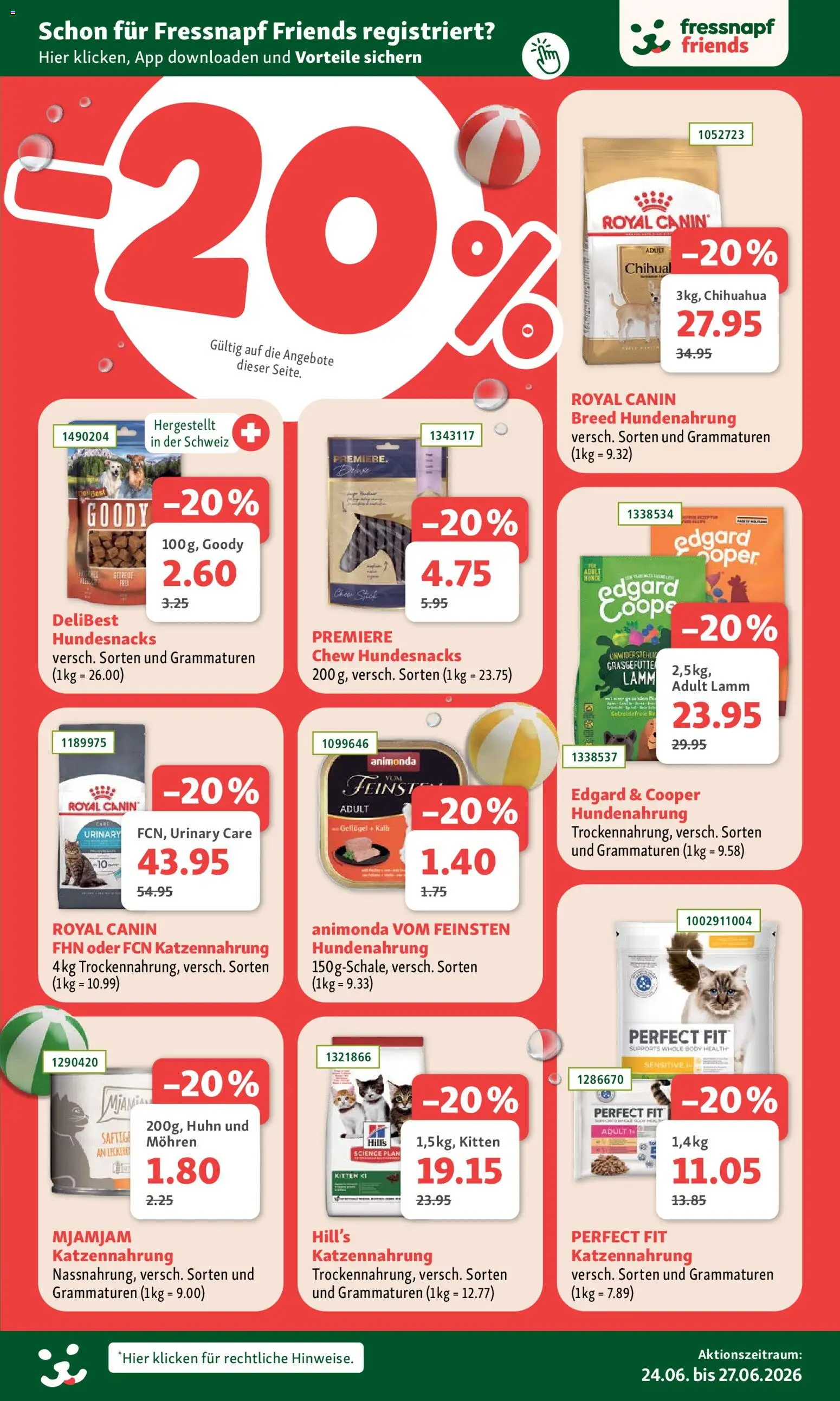 Fressnapf aktionen – gültig ab 24.06.2026 | Seite: 4 | Produkte: Getreide