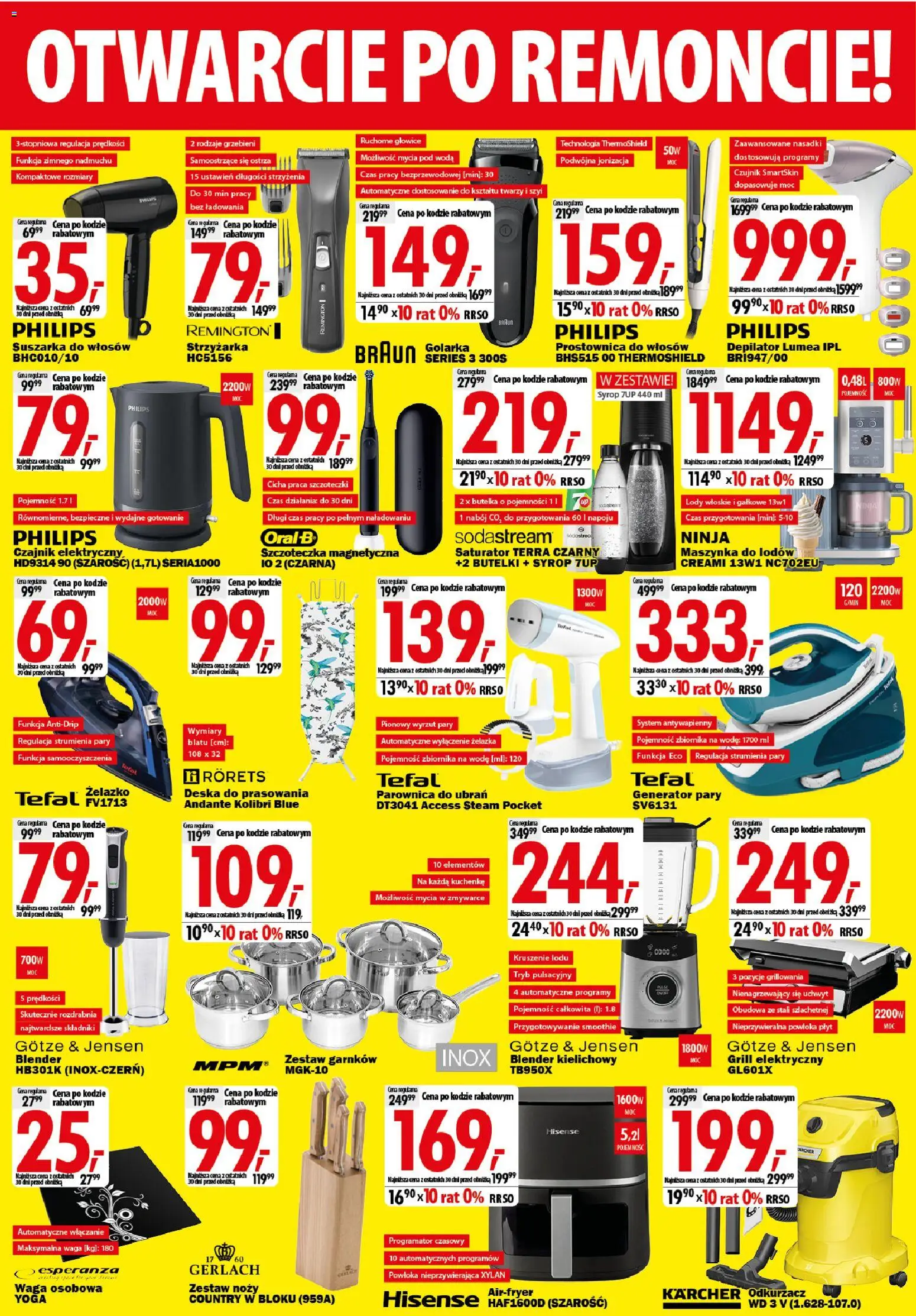 Mediaexpert promocje - Wielkie otwarcie Wrocław od 08.10.2026 | Strona: 6 | Produkty: Waga, Depilator, Prostownica, Generator pary