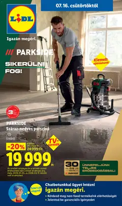 Lidl Nonfood kínálatunk - amely érvényes a következő dátumtól: 2026.07.16.