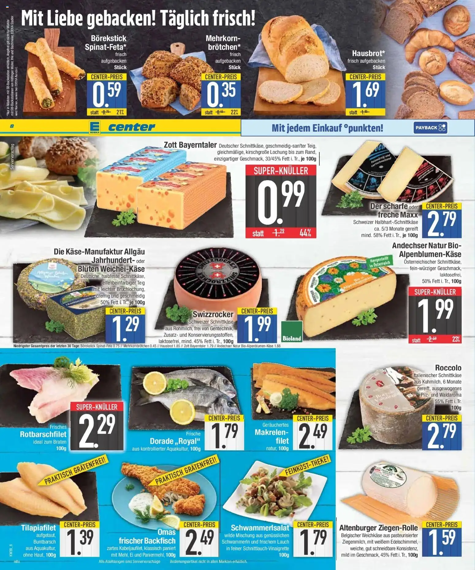 Edeka Prospekt Unterhaching (ab 21.09.2026) » Angebote Online | Seite: 8 | Produkte: Dorade, Lauch