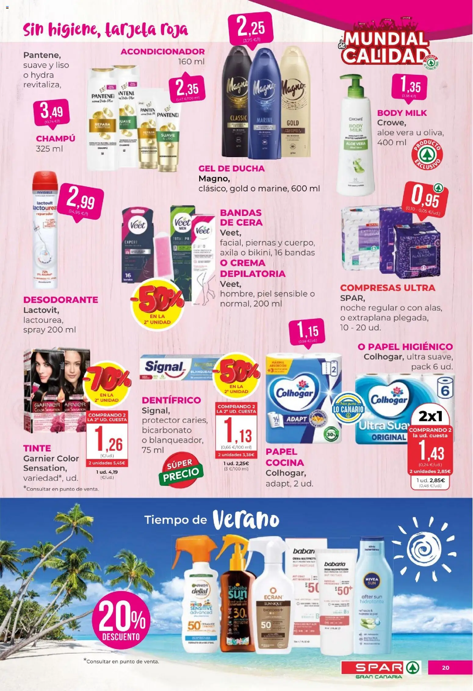 Spar folleto │ válido desde el 12.06.2026 | Página: 20 | Productos: Tinte, Desodorante, Crema, Ducha