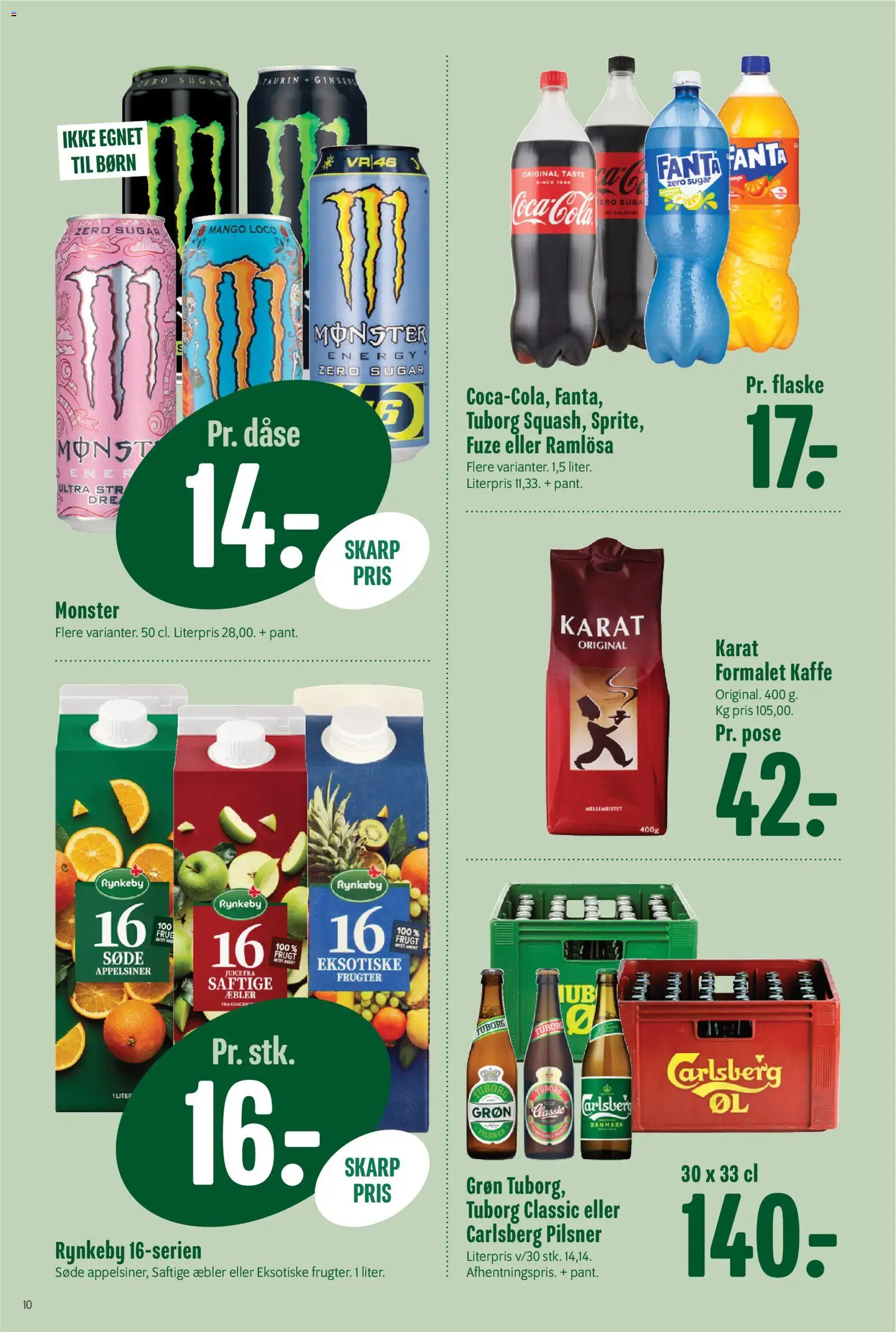Min Købmand tilbudsavis – gyldig fra 17/07/2026 | Side: 12 | Produkter: Mango, Kaffe, Juice, Æbler