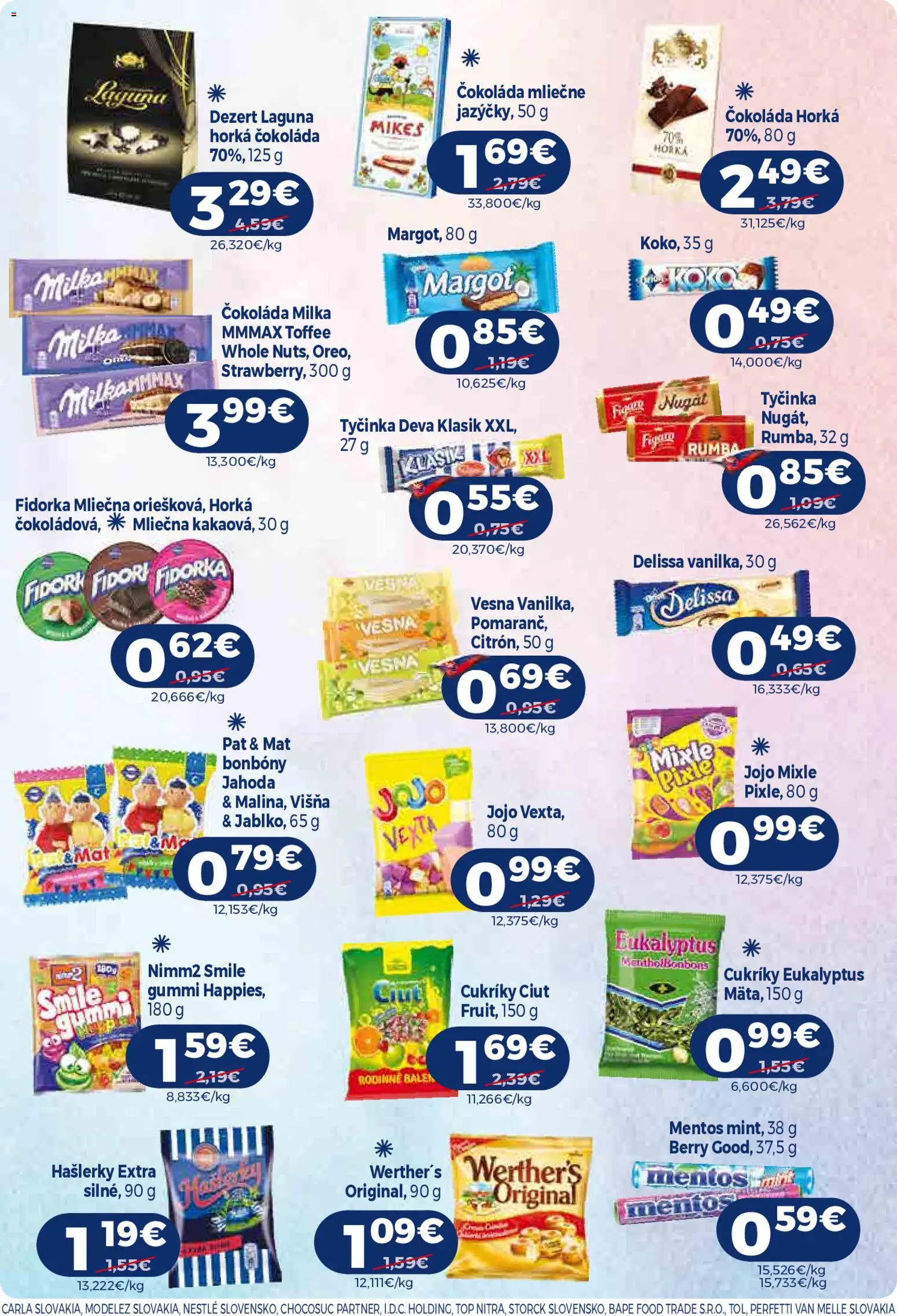 Nové Milk Agro akcie – leták je platný od 21.10.2026 | Strana: 10 | Produkty: Čokoláda, Cukríky, Milka, Dezert