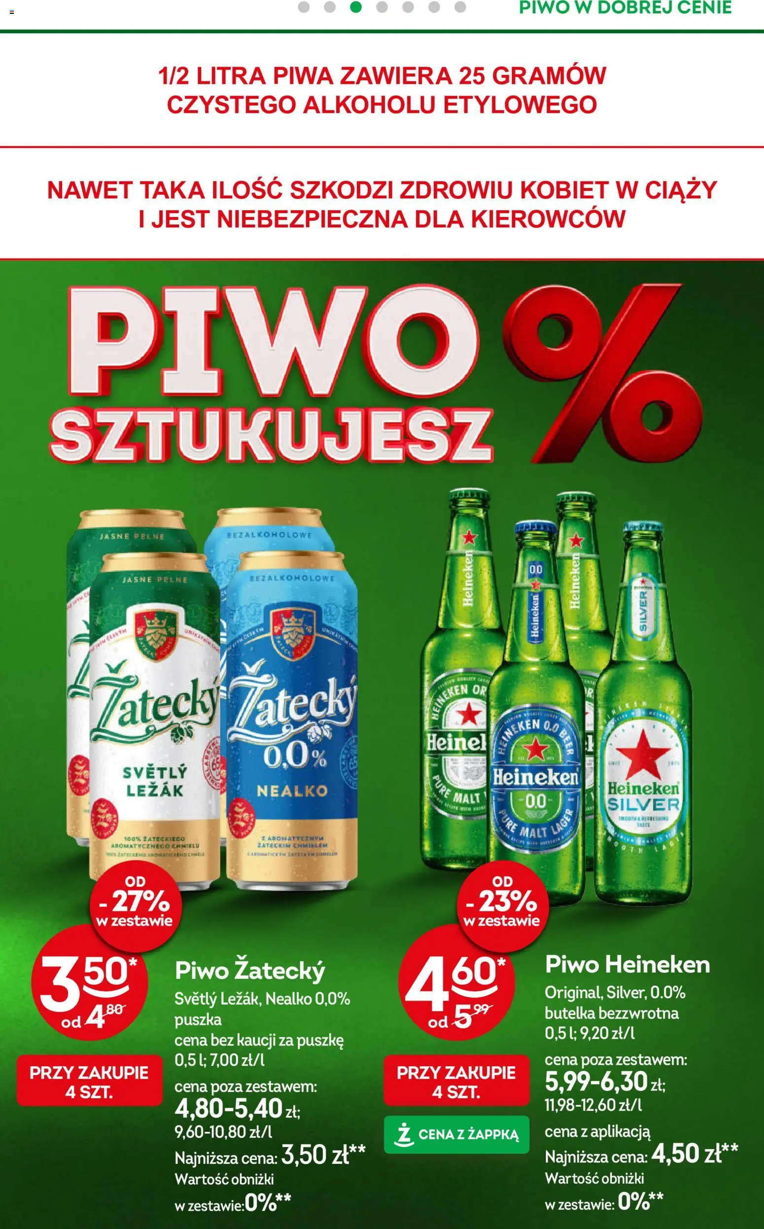 Żabka gazetka od 10.08.2026 | Strona: 46 | Produkty: Leżak, Piwo, Piwo zatecky, Heineken