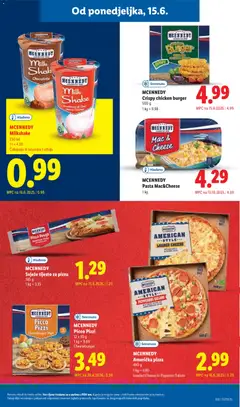 MCENNEDY Svježe tijesto za pizzu, 385 g - Pregled kataloga iz trgovine Lidl, vrijedi od 15.06.2026 | Stranica: 17
