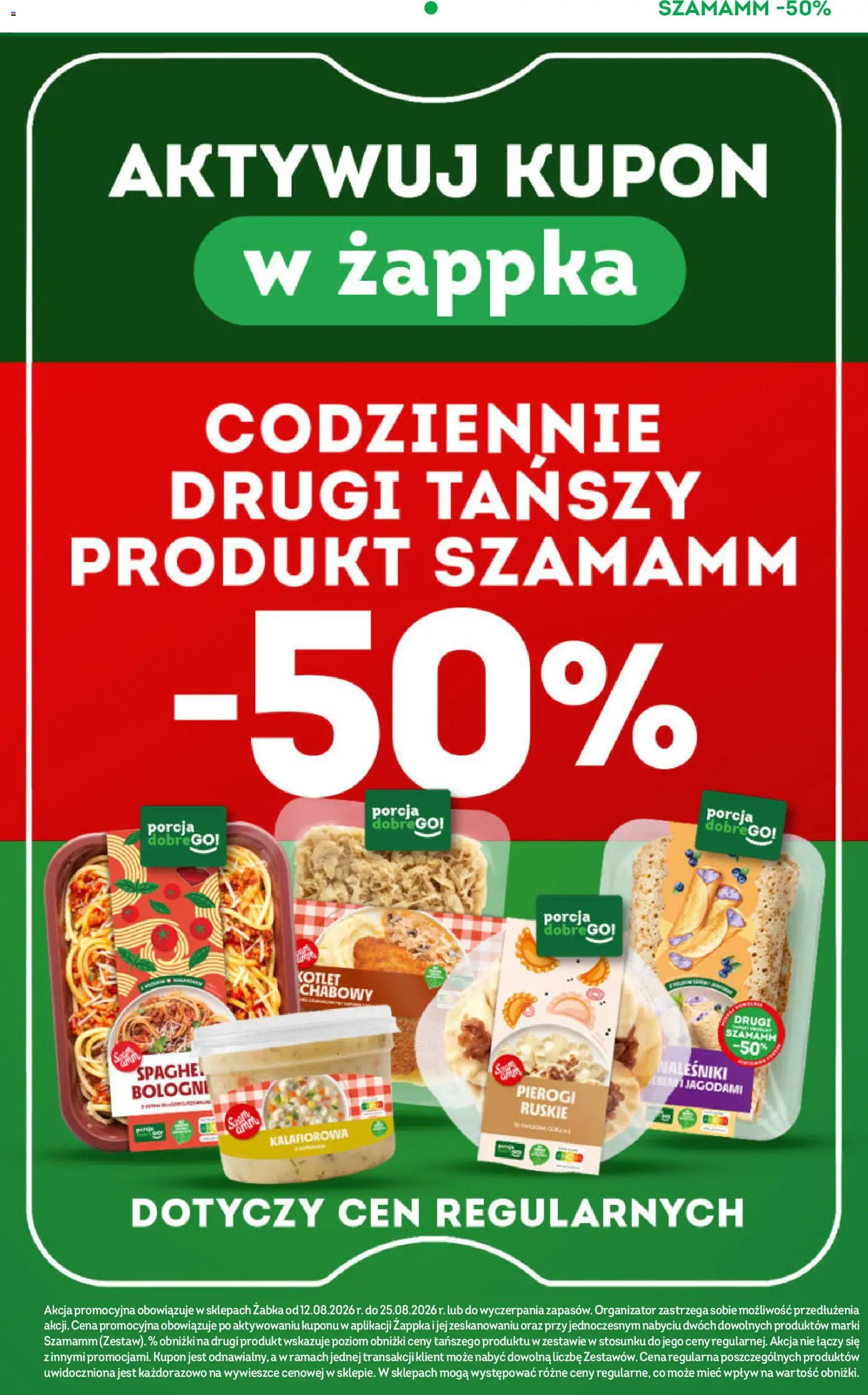 Żabka gazetka od 12.08.2026 | Strona: 63 | Produkty: Kotlet, Pierogi, Naleśniki