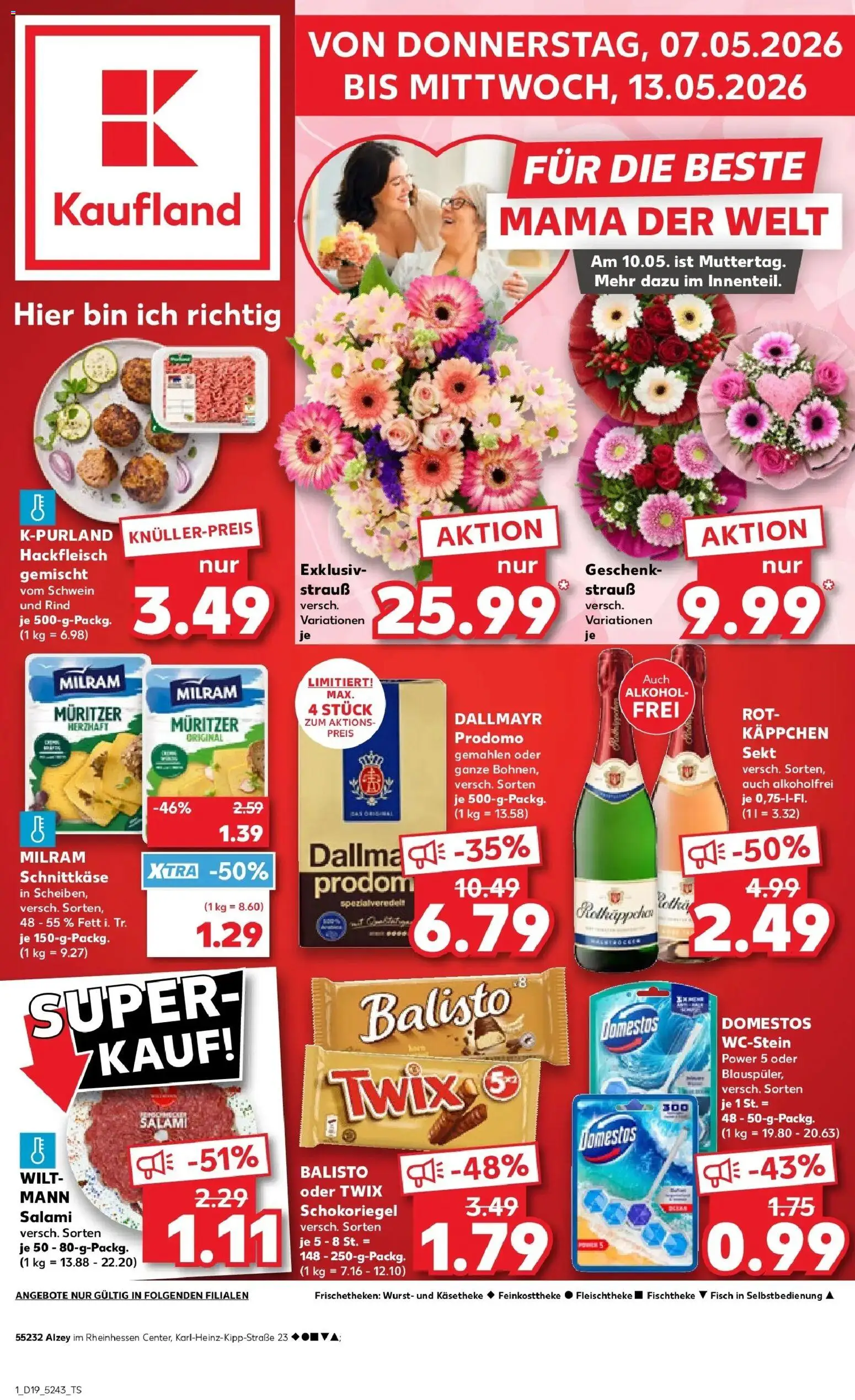 Prospekt Kaufland ab 04.05.2026 » Angebote Online zum Blättern | Seite: 6 | Produkte: Sekt, Dallmayr, Dallmayr prodomo, Hackfleisch