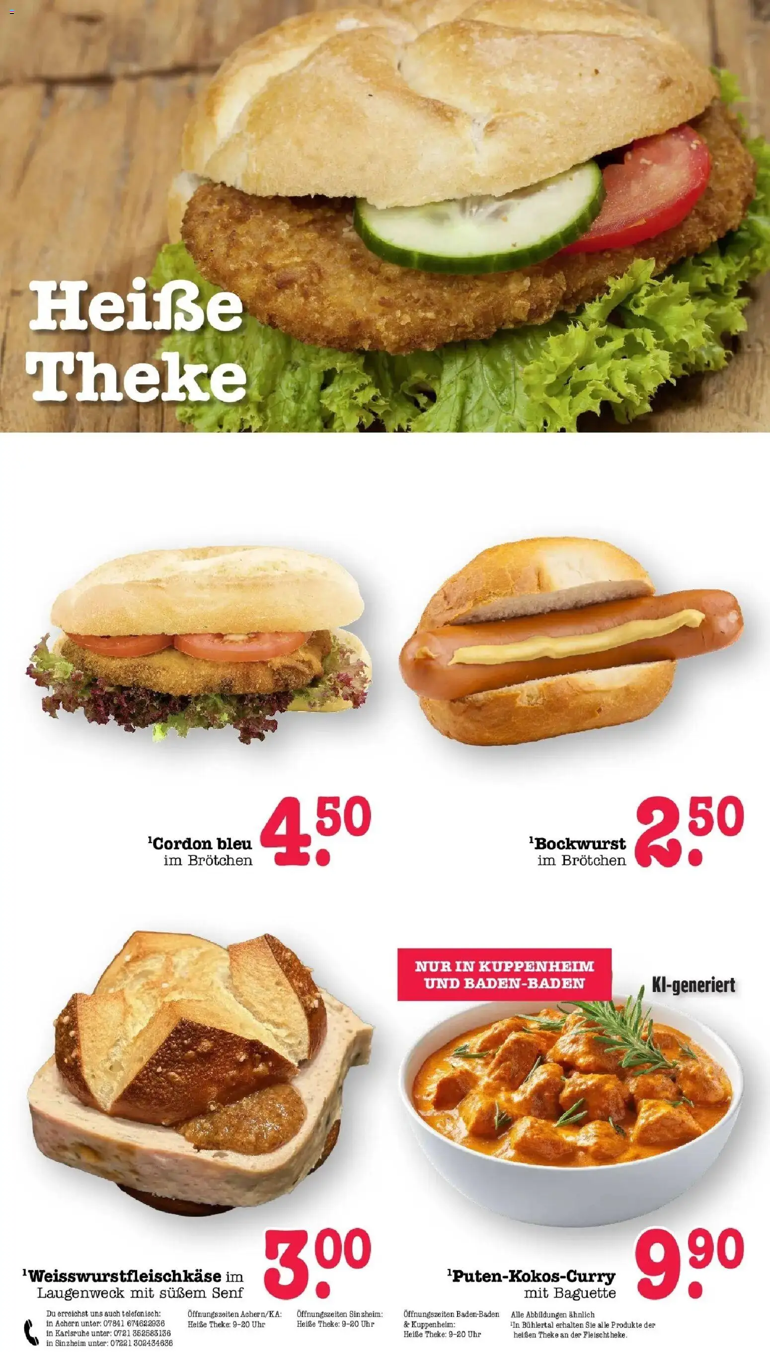 Edeka Prospekt Bühlertal (ab 26.10.2026) » Angebote Online | Seite: 13 | Produkte: Theke, Baguette, Uhr