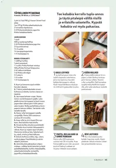 K-Citymarket-mainoslehti voimassa 25.03.2026 alkaen | Sivu: 45 | Tuotteet: Leivinpaperi, Suola, Kurkku, Punasipuli