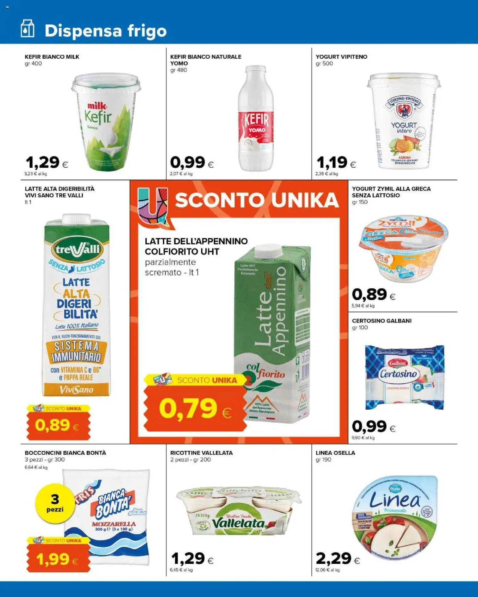Volantino Tigre del 17.06.2026 | Pagina: 6 | Prodotti: Yogurt, Mozzarella, Latte, Agrumi