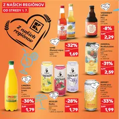 Kaufland SK szórólap - amely érvényes a következő dátumtól: 2026.07.01. | Oldal: 30 | Termékek: Radler, Cider