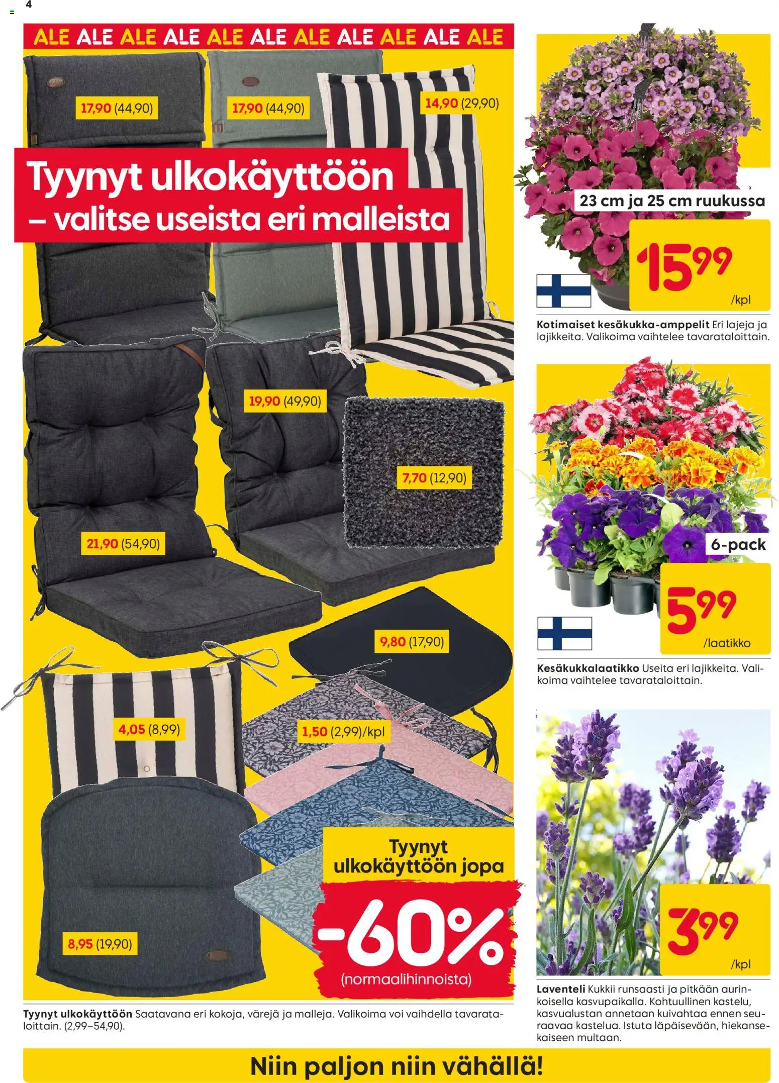 Rusta tarjoukset – voimassa 08.06.2026 alkaen | Sivu: 4 | Tuotteet: Tyynyt, Voi