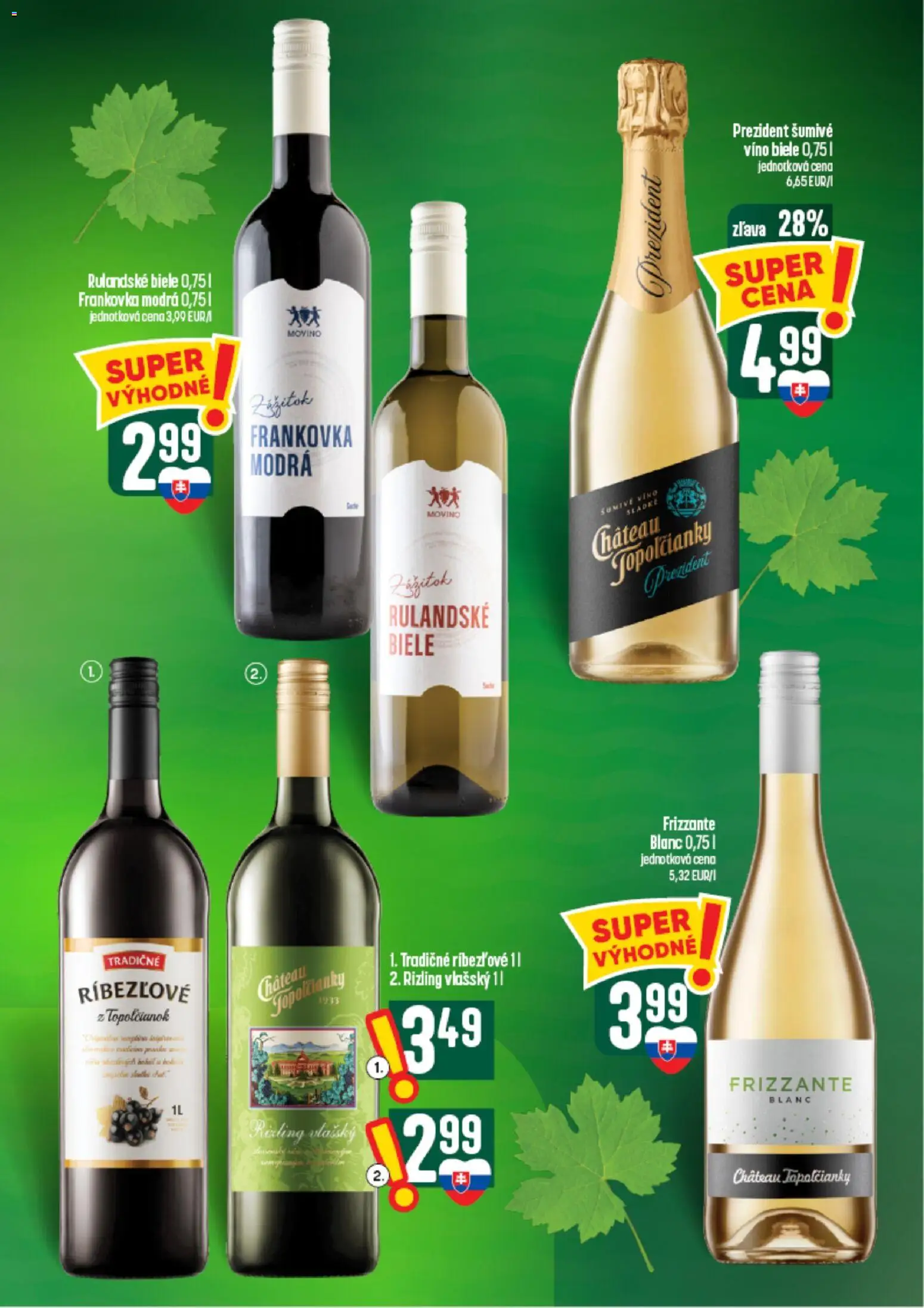Nové COOP Jednota akcie – leták je platný od 26.08.2026 | Strana: 55 | Produkty: Víno, Šumivé víno