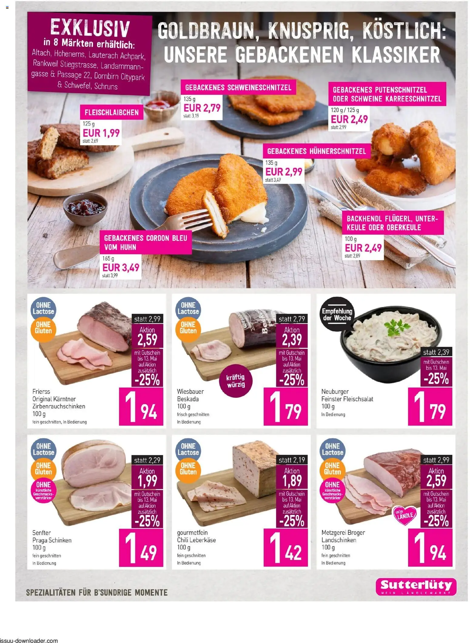 Sutterlüty Flugblatt gültig ab 07.05.2026 | Seite: 15 | Produkte: Chili, Schinken