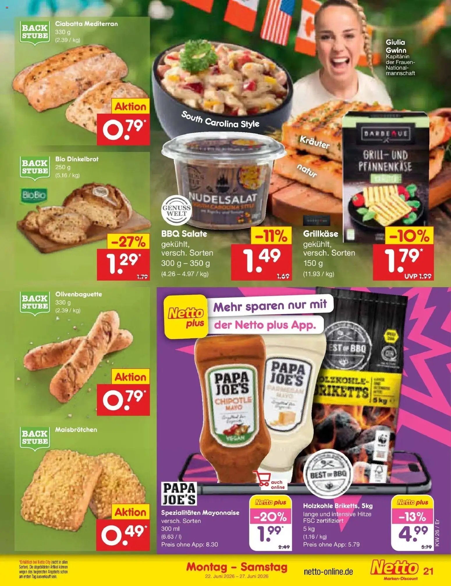 Netto Marken-Discount Prospekt Nordhausen – gültig ab 21.06.2026 | Seite: 27 | Produkte: Grill, Mayonnaise